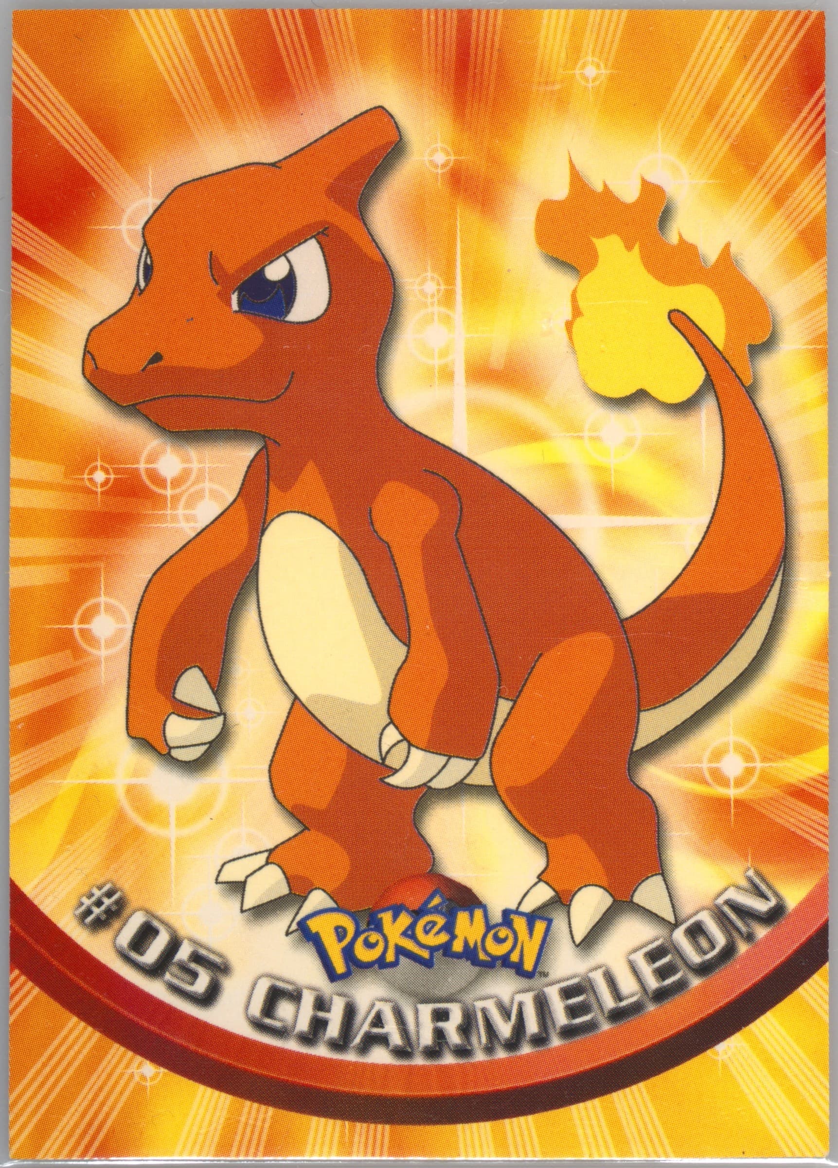 Charmeleon United Kingdom (5) 1999 Topps Pokemon TV