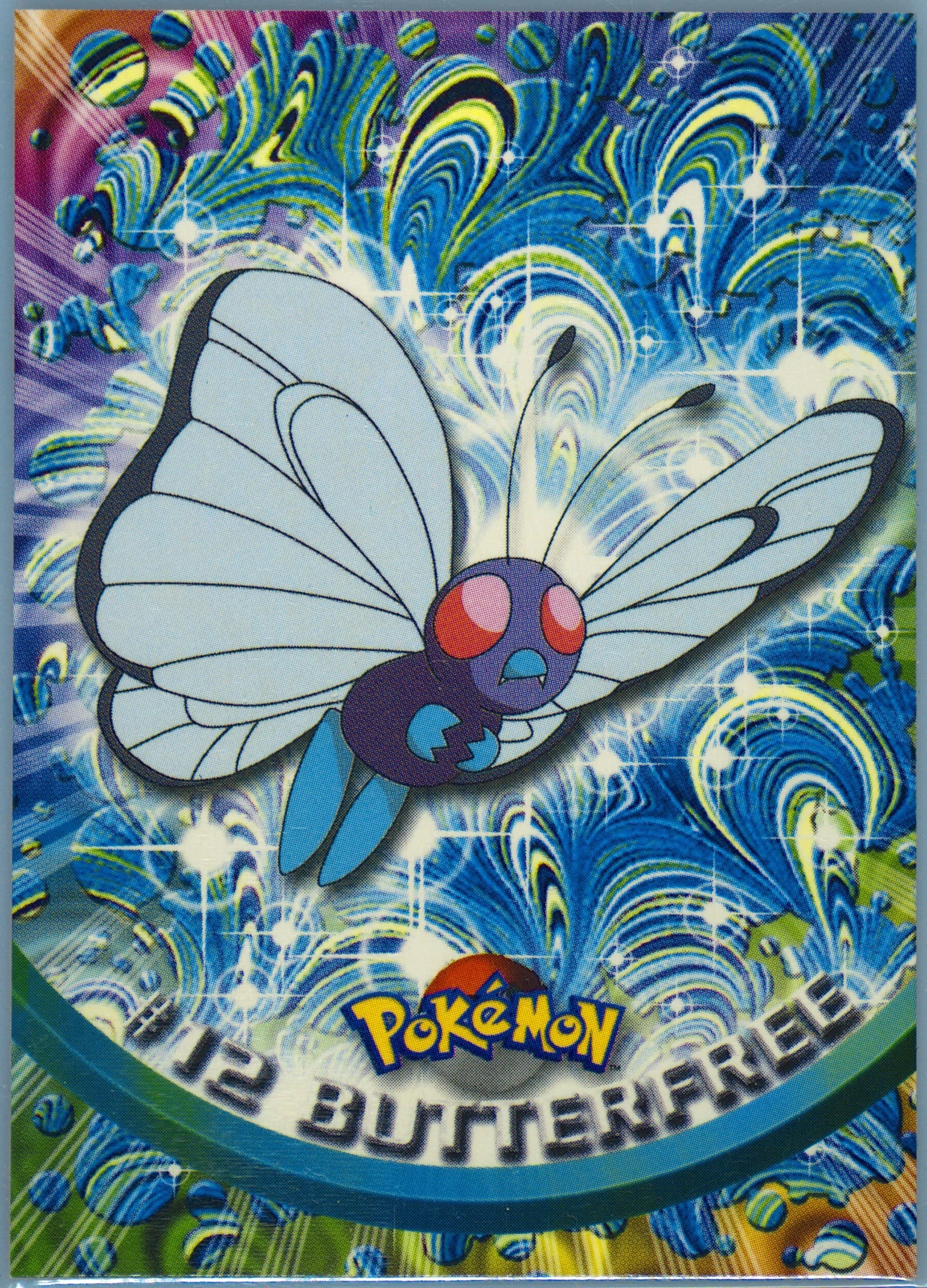 Butterfree United Kingdom (12) 1999 Topps Pokemon TV