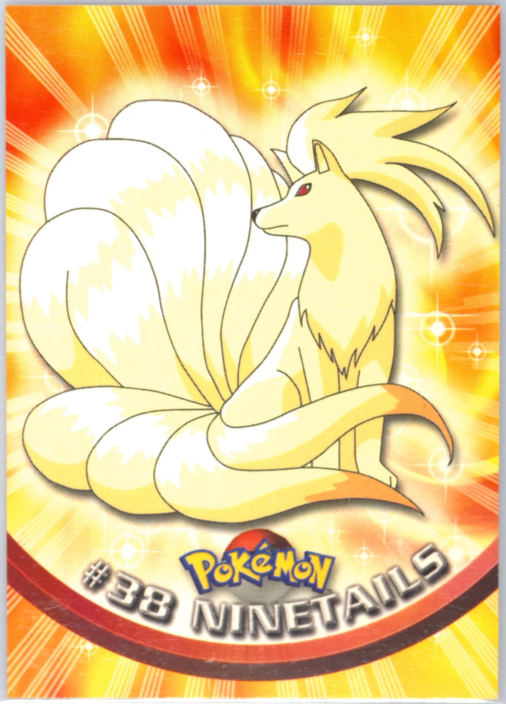 Ninetails United Kingdom (38) 1999 Topps Pokemon TV
