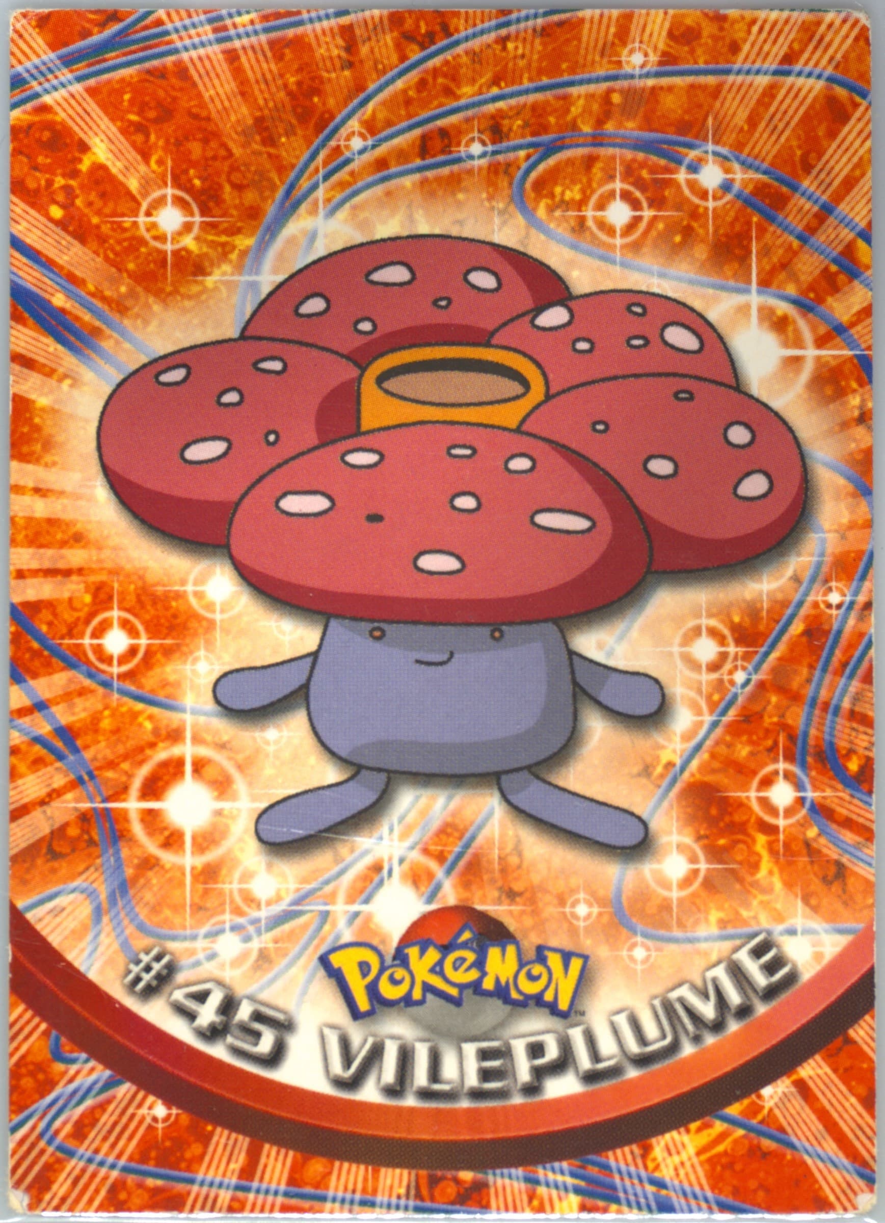 Vileplume United Kingdom (45) 1999 Topps Pokemon TV