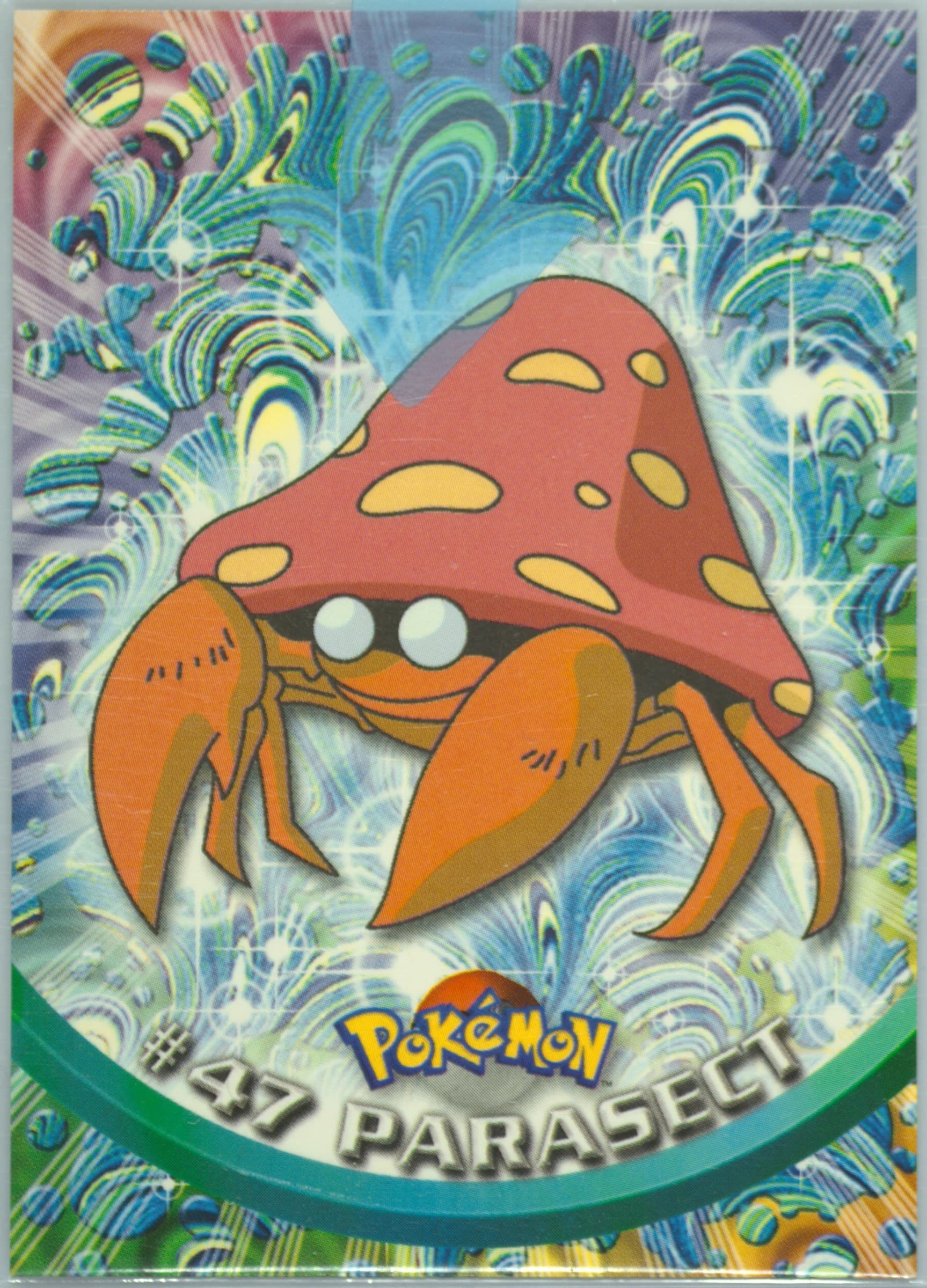 Parasect United Kingdom (47) 1999 Topps Pokemon TV
