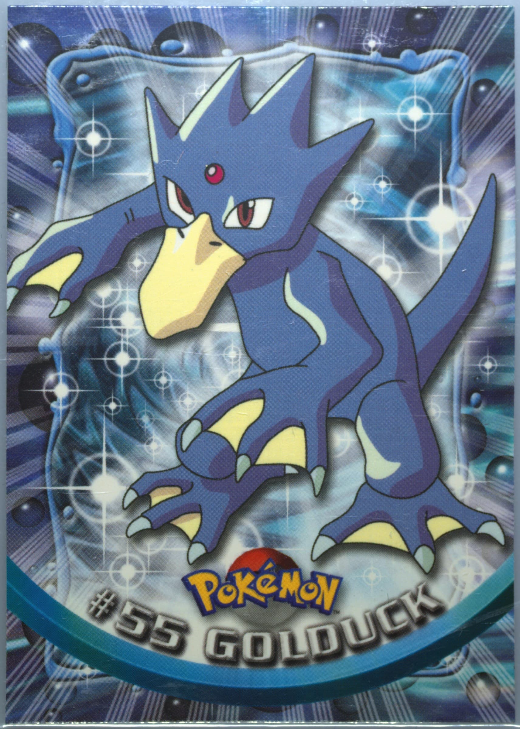 Golduck United Kingdom (55) 1999 Topps Pokemon TV