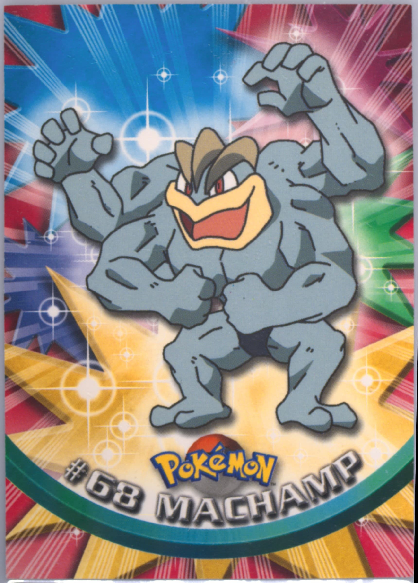 Machamp United Kingdom (68) 1999 Topps Pokemon TV
