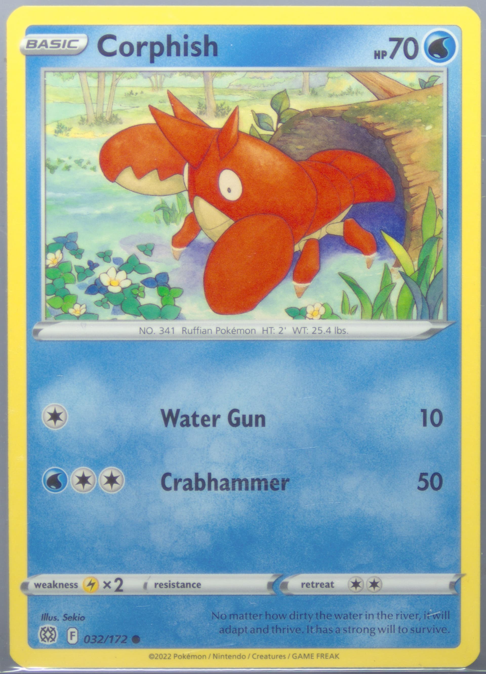 Corphish (032) 2022 Pokemon Sword & Shield Brilliant Stars