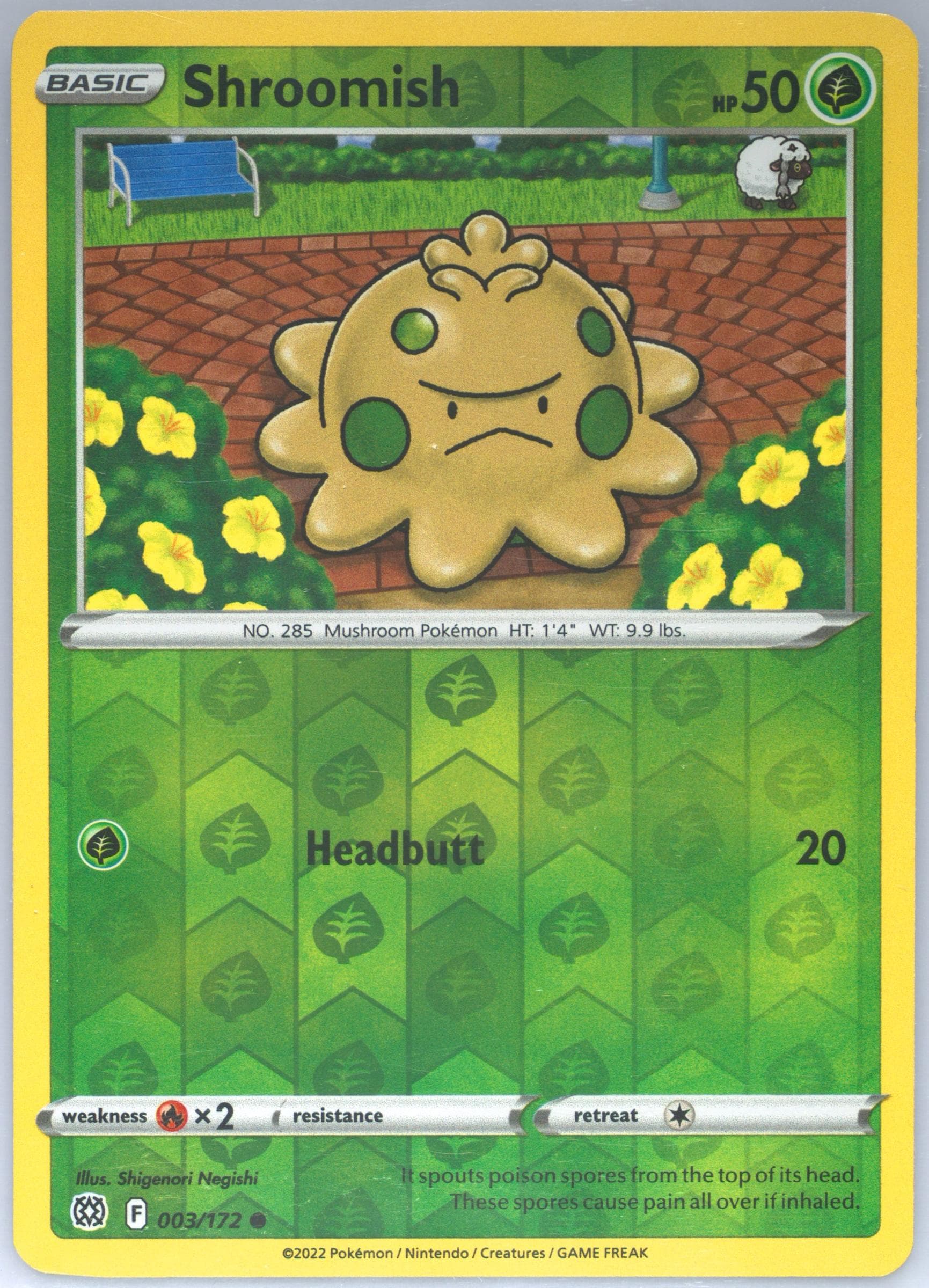 Shroomish-Reverse Foil (003) 2022 Pokemon Sword & Shield Brilliant Stars