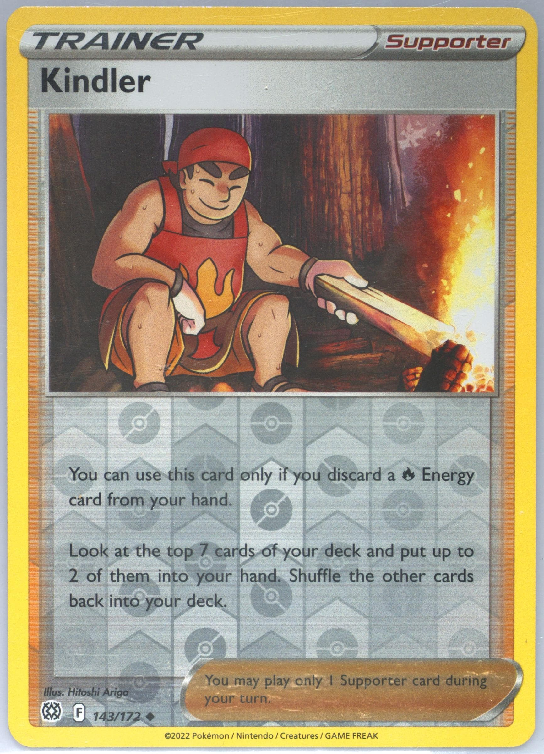 Kindler-Reverse Foil (143) 2022 Pokemon Sword & Shield Brilliant Stars