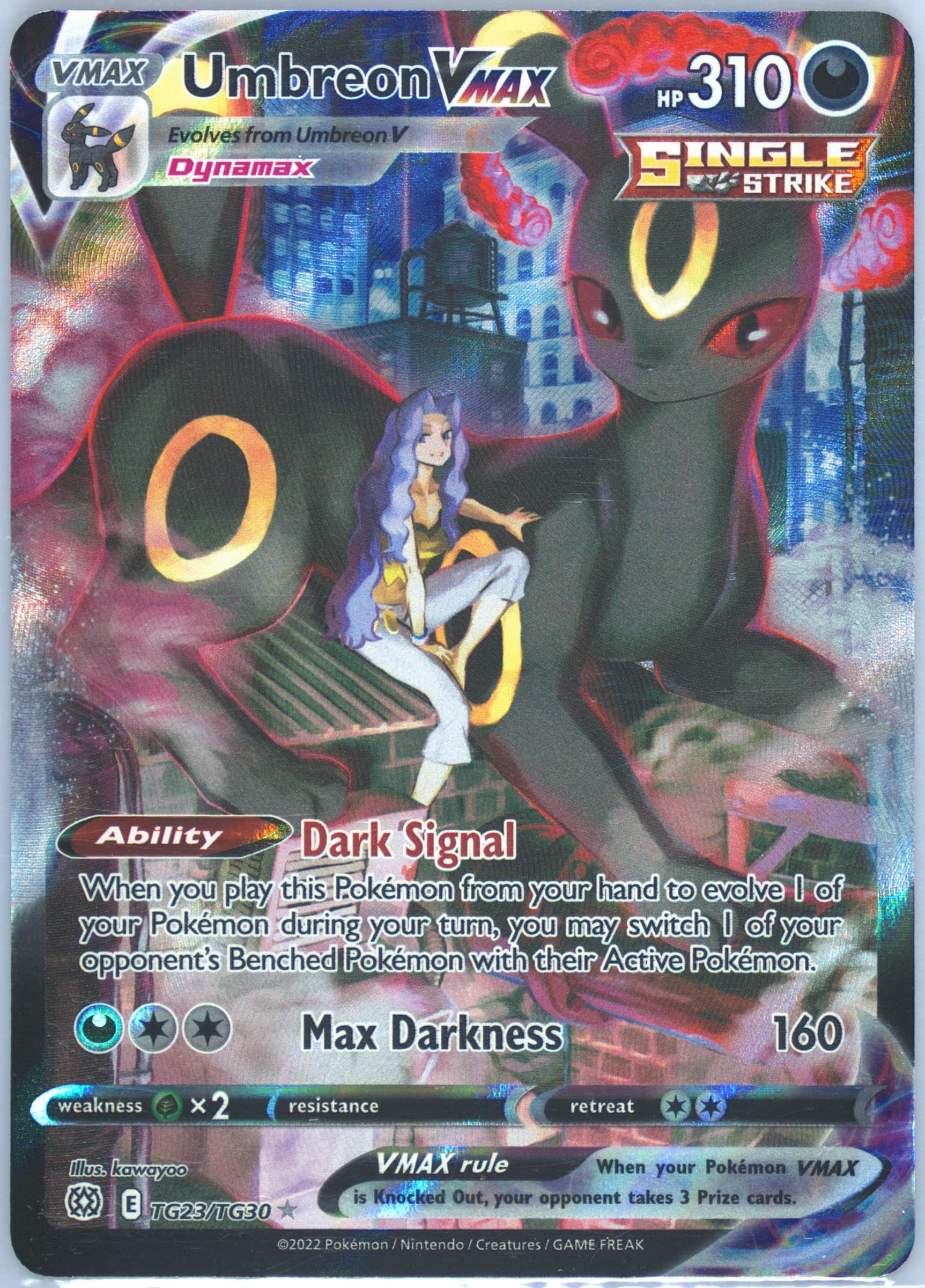 Full Art/Umbreon Vmax Spanish (TG23) 2022 Pokemon Sword & Shield Brilliant Stars