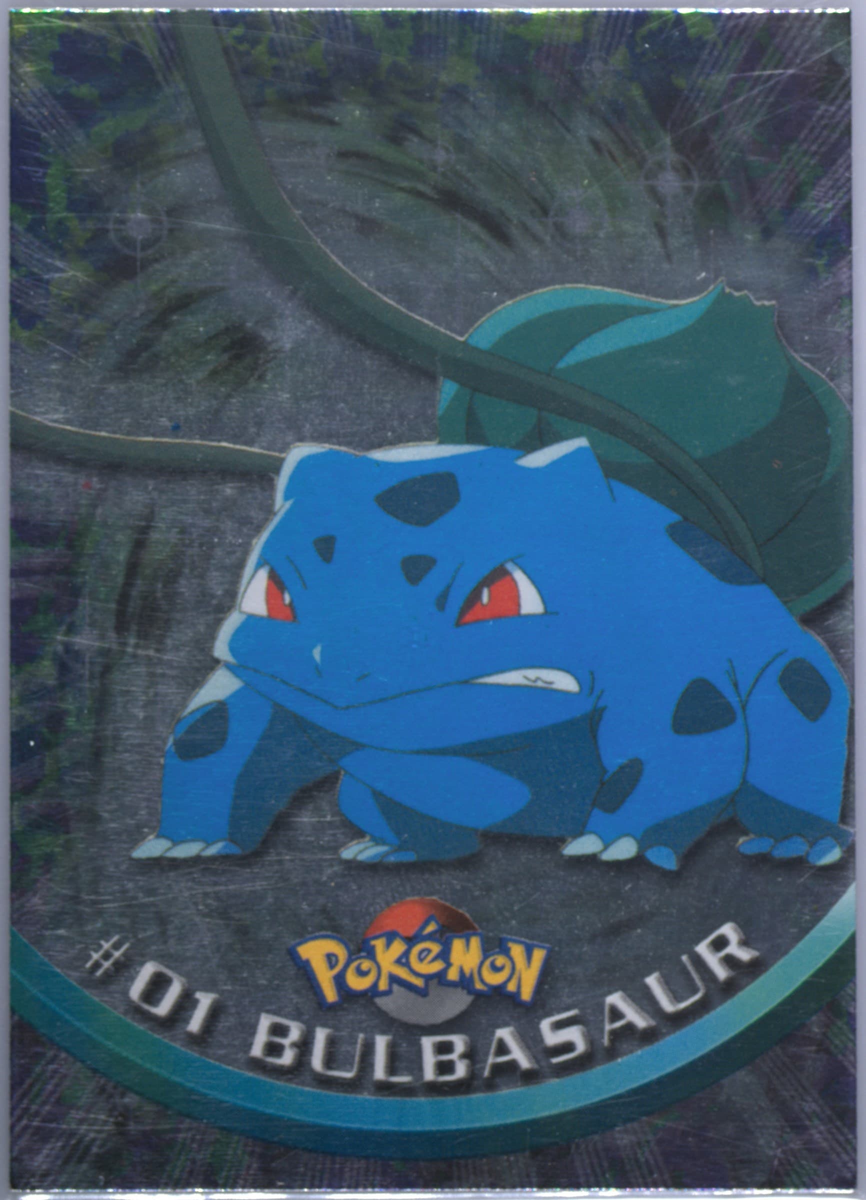 Bulbasaur Foil-United Kingdom (1) 1999 Topps Pokemon TV