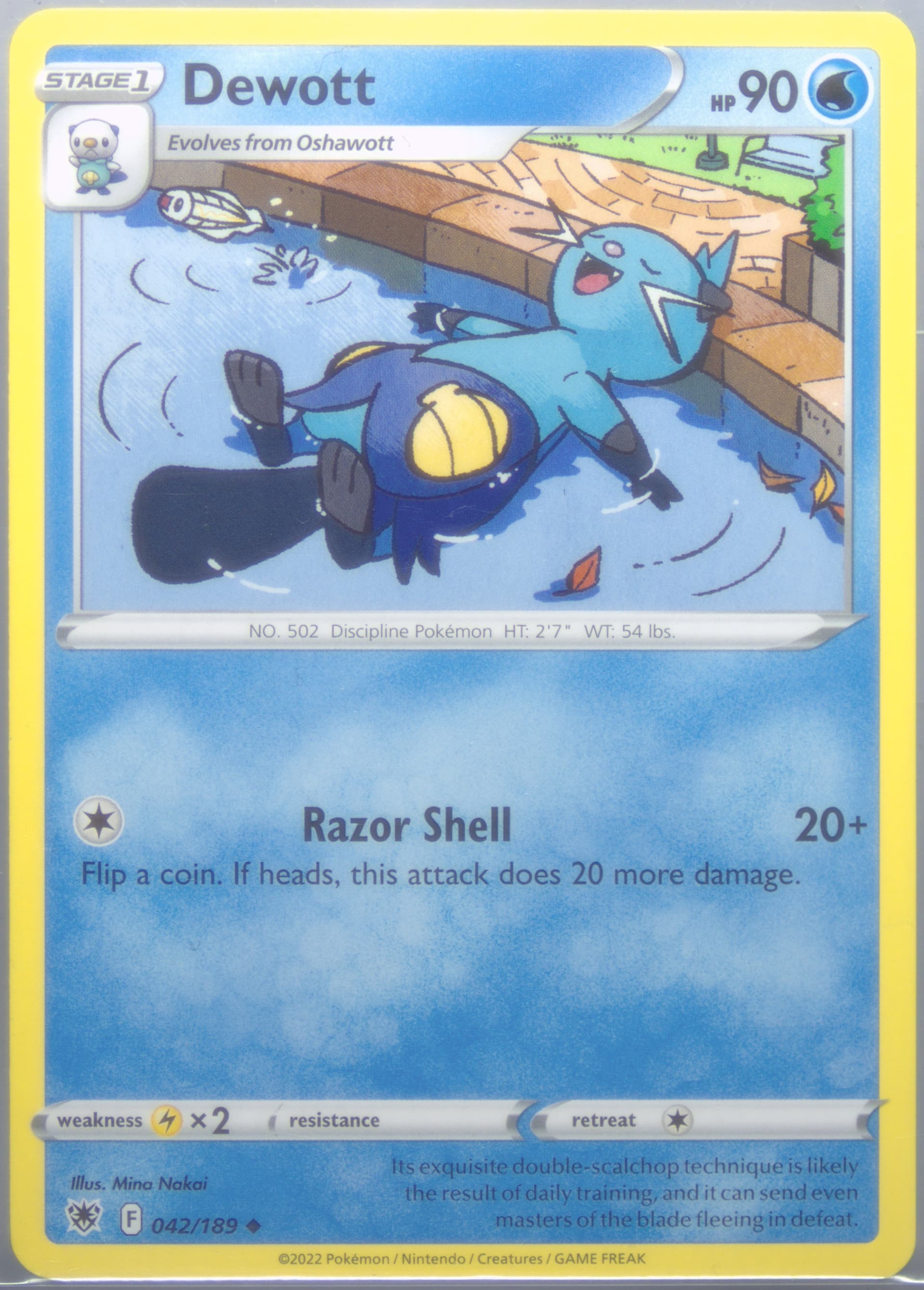 Dewott (042) 2022 Pokemon Sword & Shield Astral Radiance