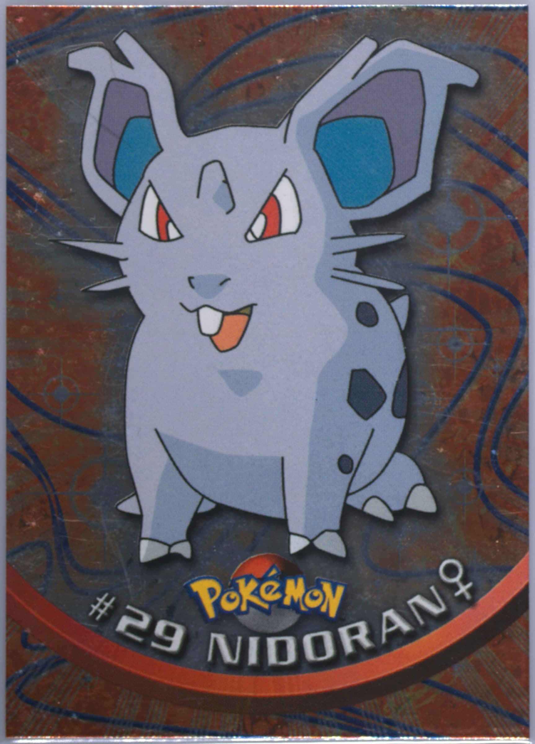 Nidoran Foil-United Kingdom (29) 1999 Topps Pokemon TV