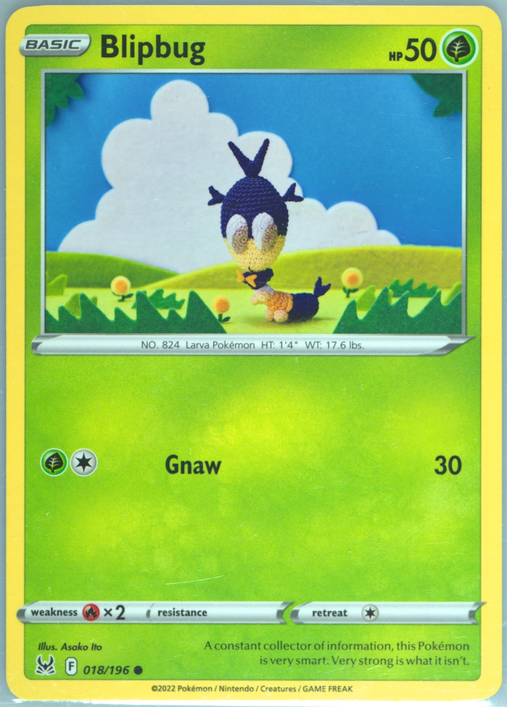 Blipbug (018) 2022 Pokemon Sword & Shield Lost Origin