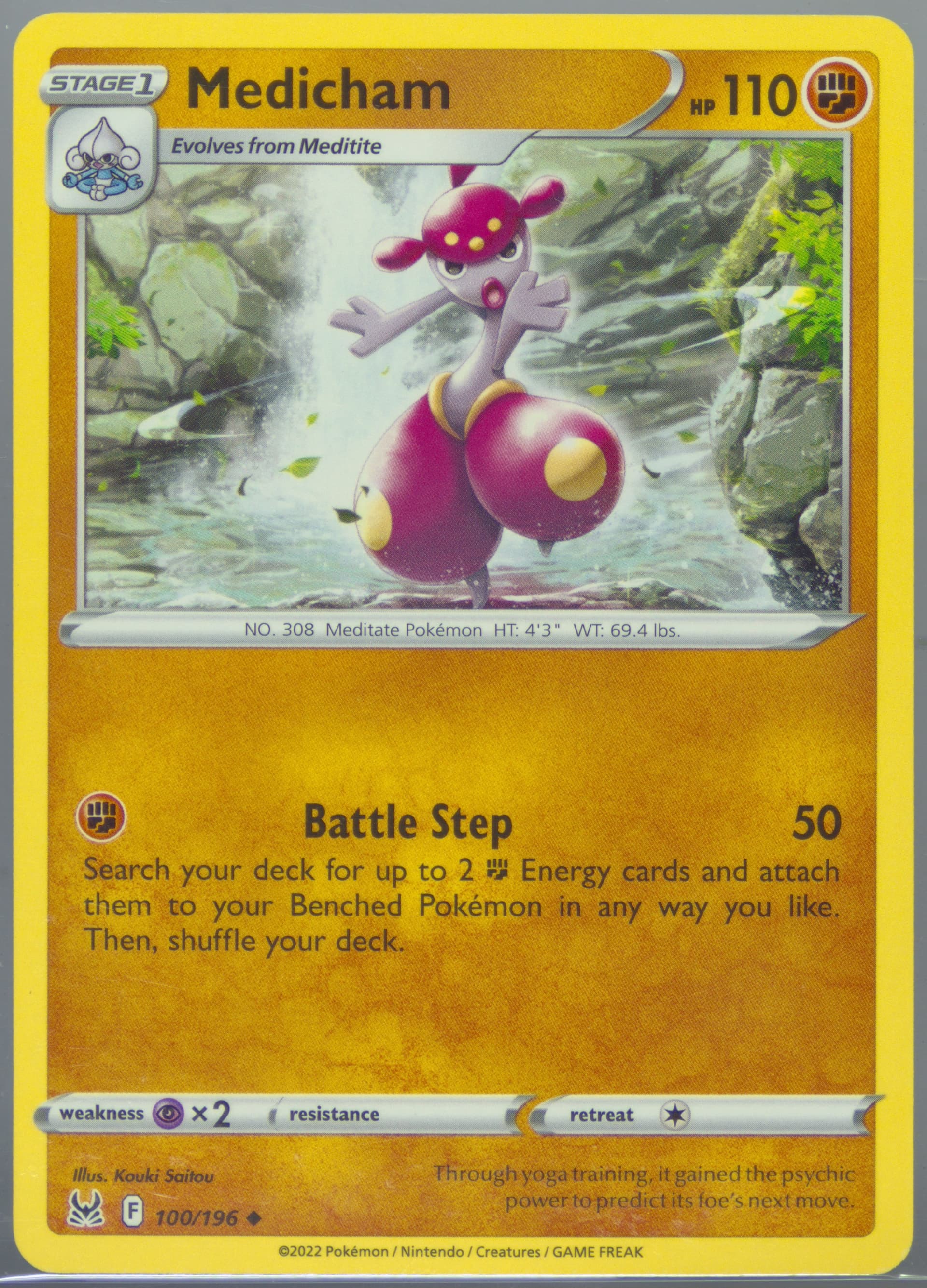 Medicham (100) 2022 Pokemon Sword & Shield Lost Origin