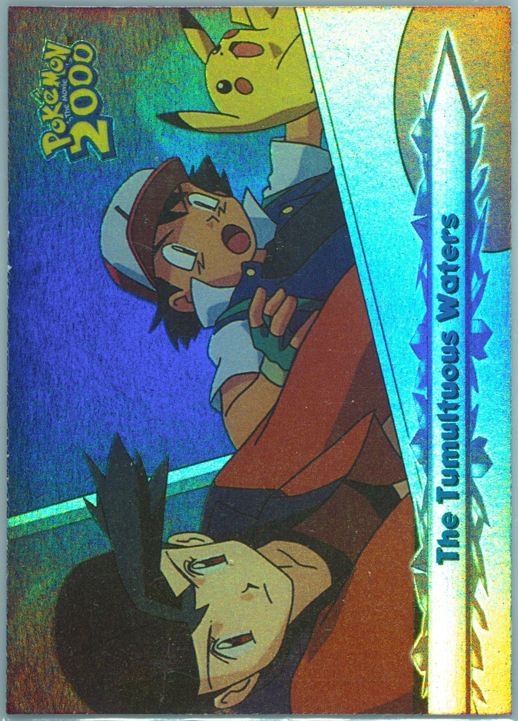 The Tumultuous Waters Rainbow Foil (30) 2000 Topps Pokemon the Movie 2000