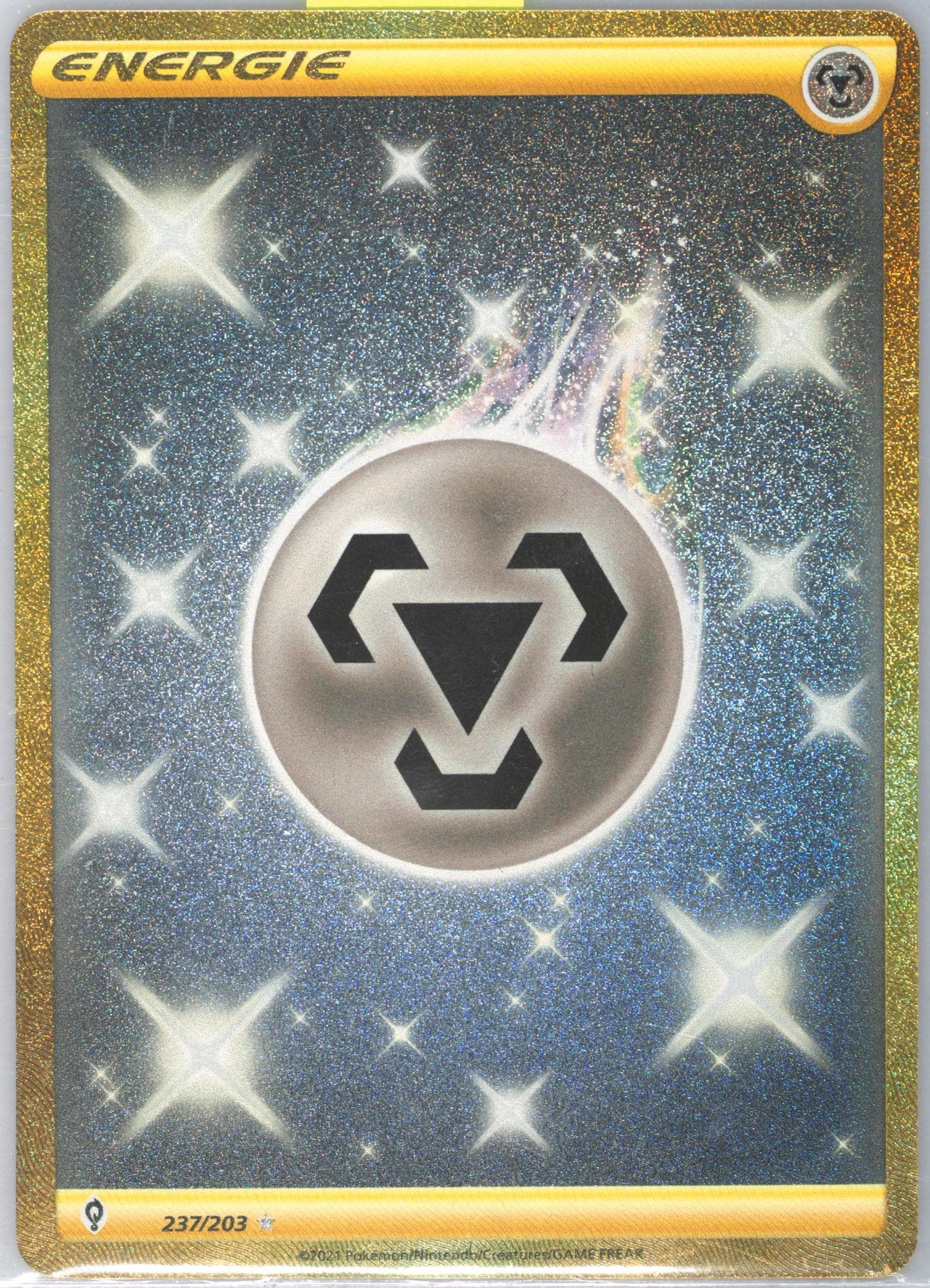 Metal Energy German-Secret (237) 2021 Pokemon Sword & Shield Evolving Skies