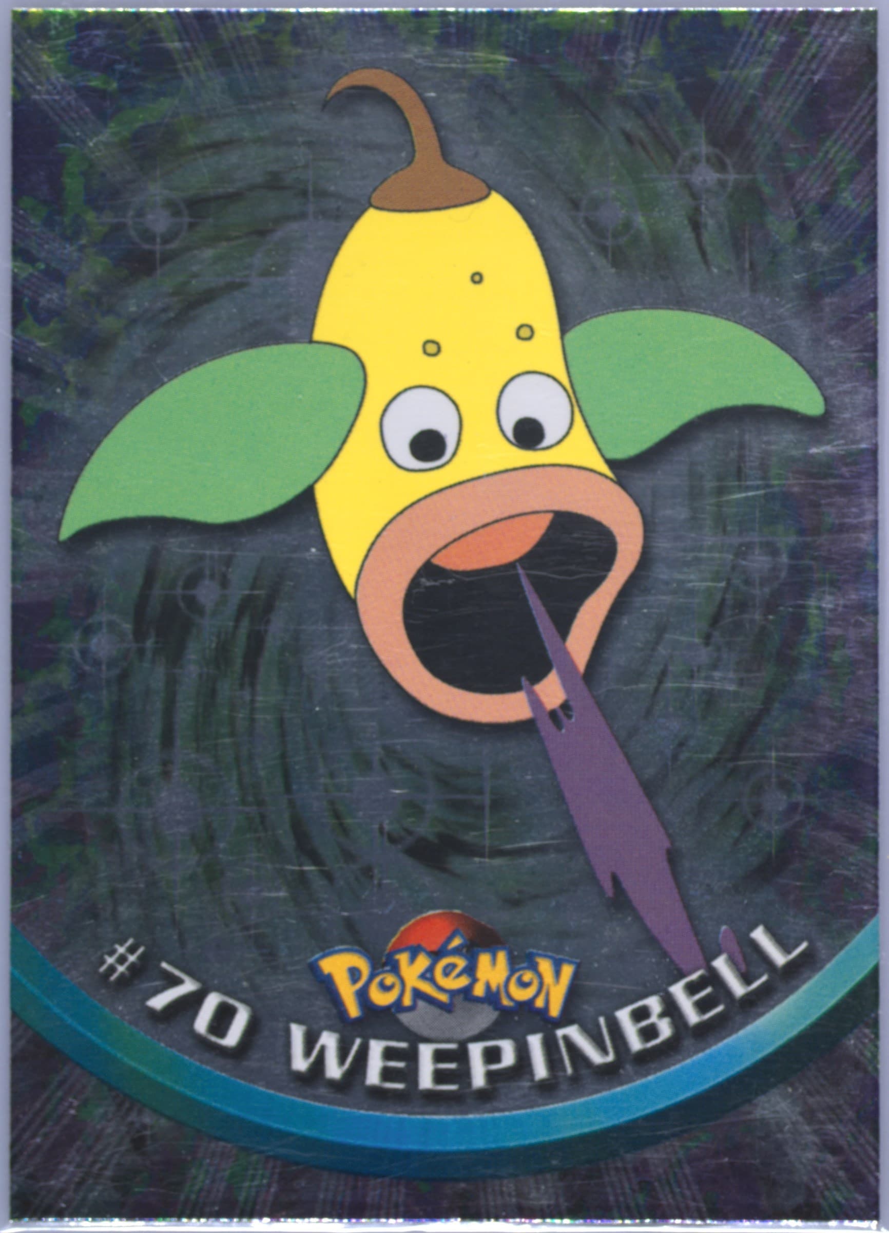 Weepinbell Foil-United Kingdom (70) 1999 Topps Pokemon TV