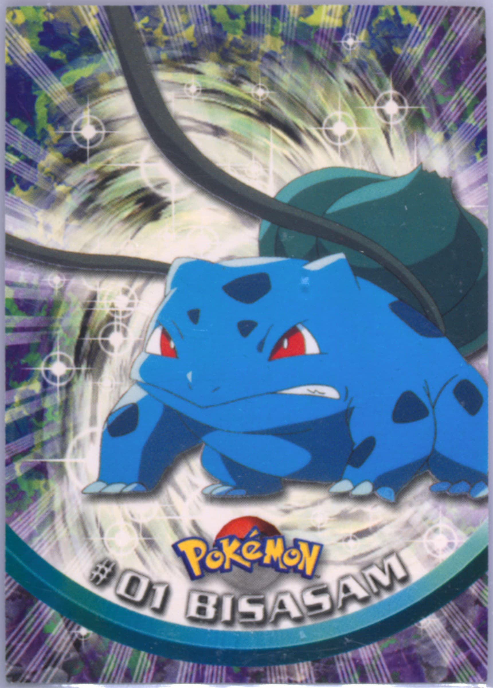 Bisasam German (1) 1999 Topps Pokemon TV