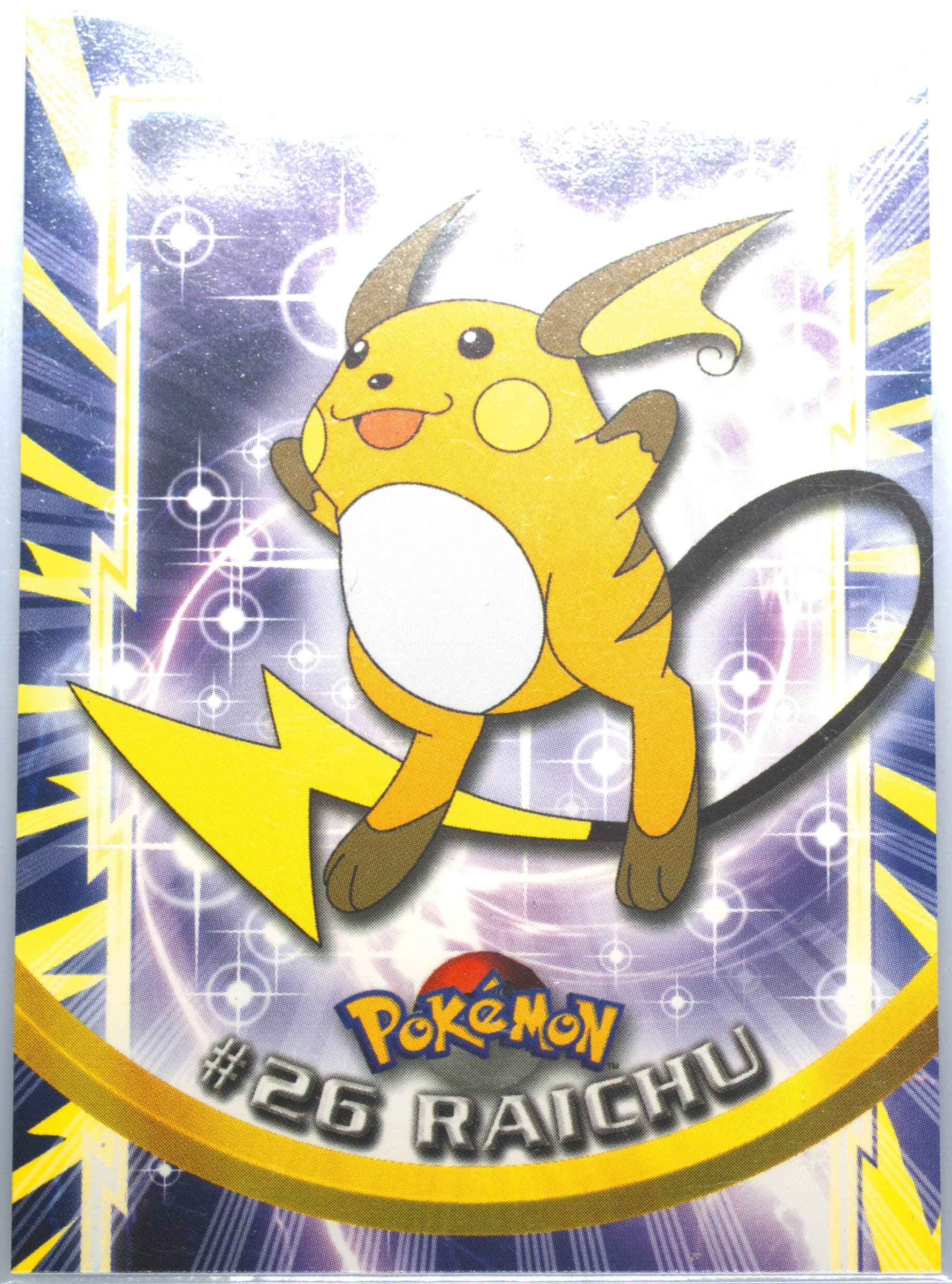 Raichu Italian (26) 1999 Topps Pokemon TV