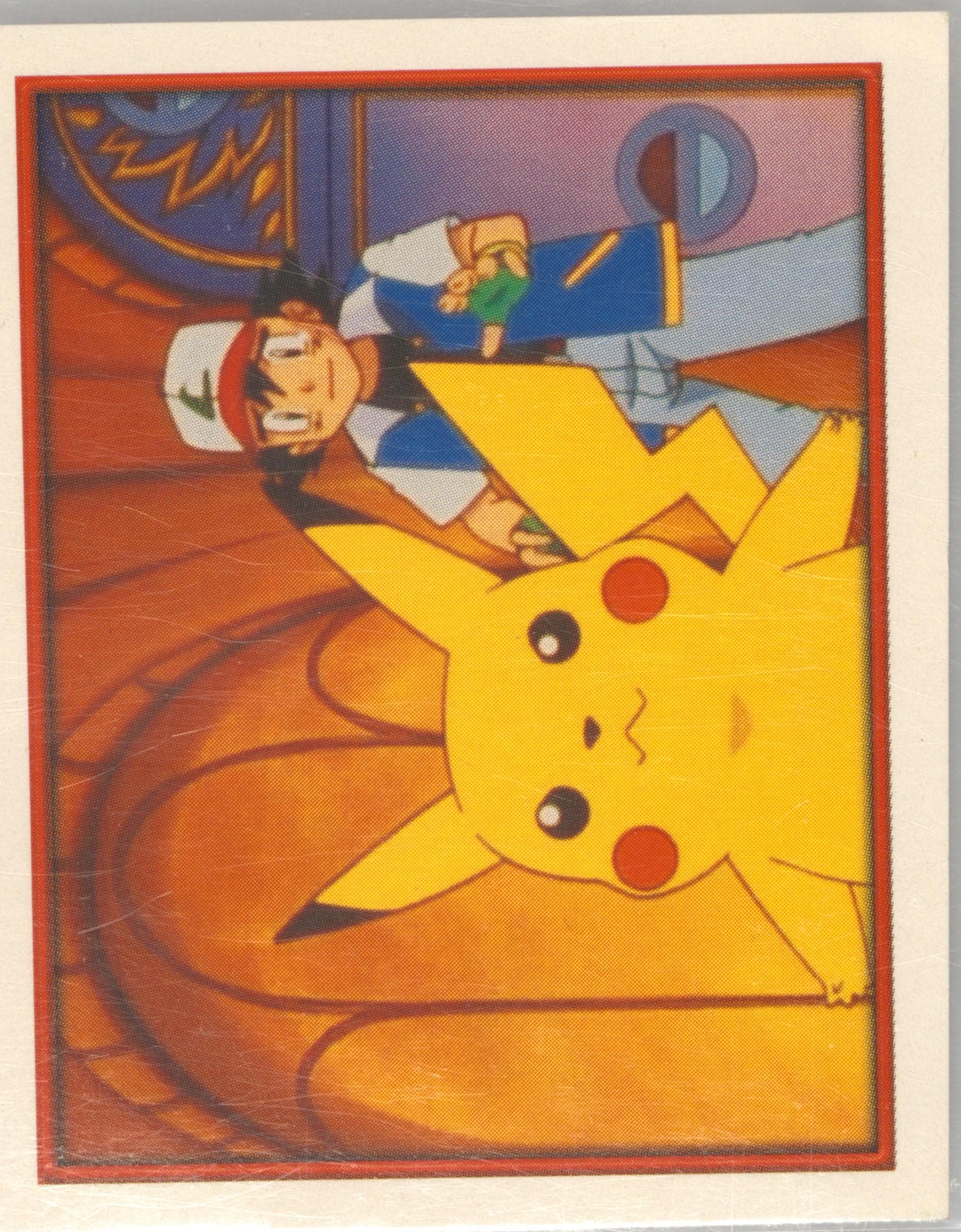 Pikachu and Ash (166) 2000 Merlin Pokemon 2