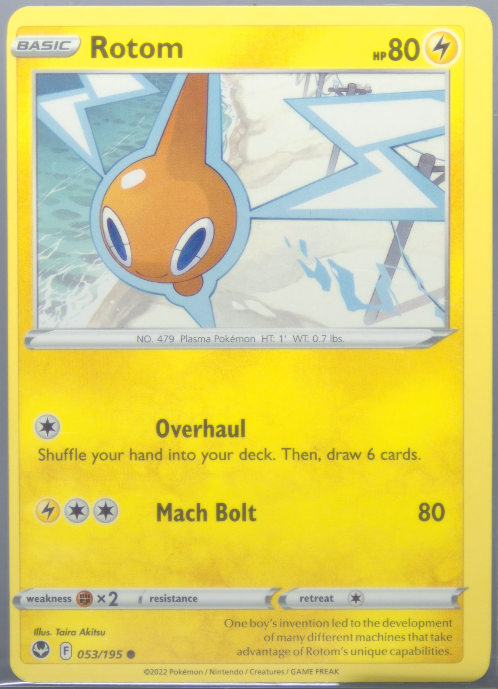 Rotom (053) 2022 Pokemon Sword & Shield Silver Tempest