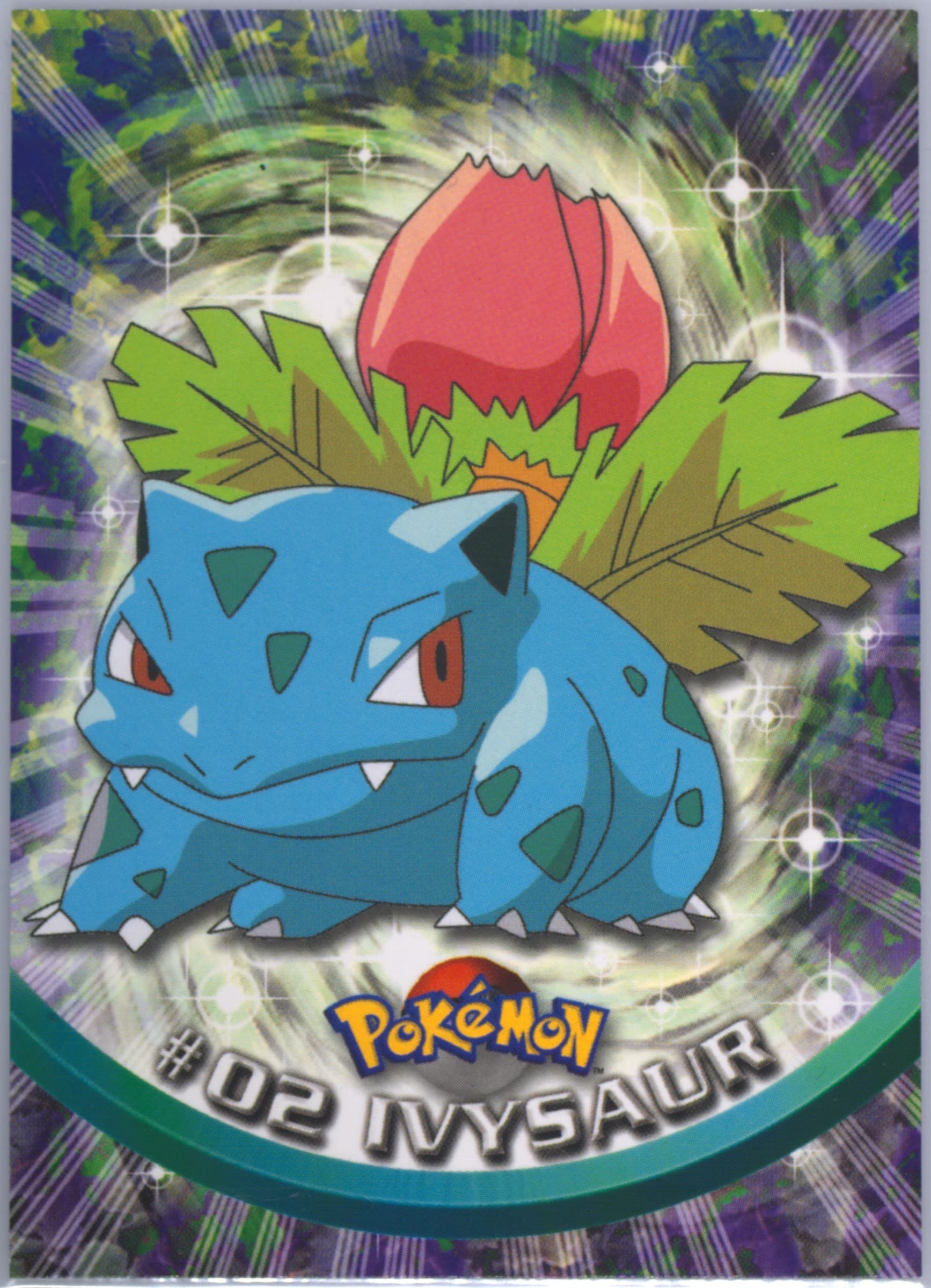 Ivysaur Italian (2) 1999 Topps Pokemon TV