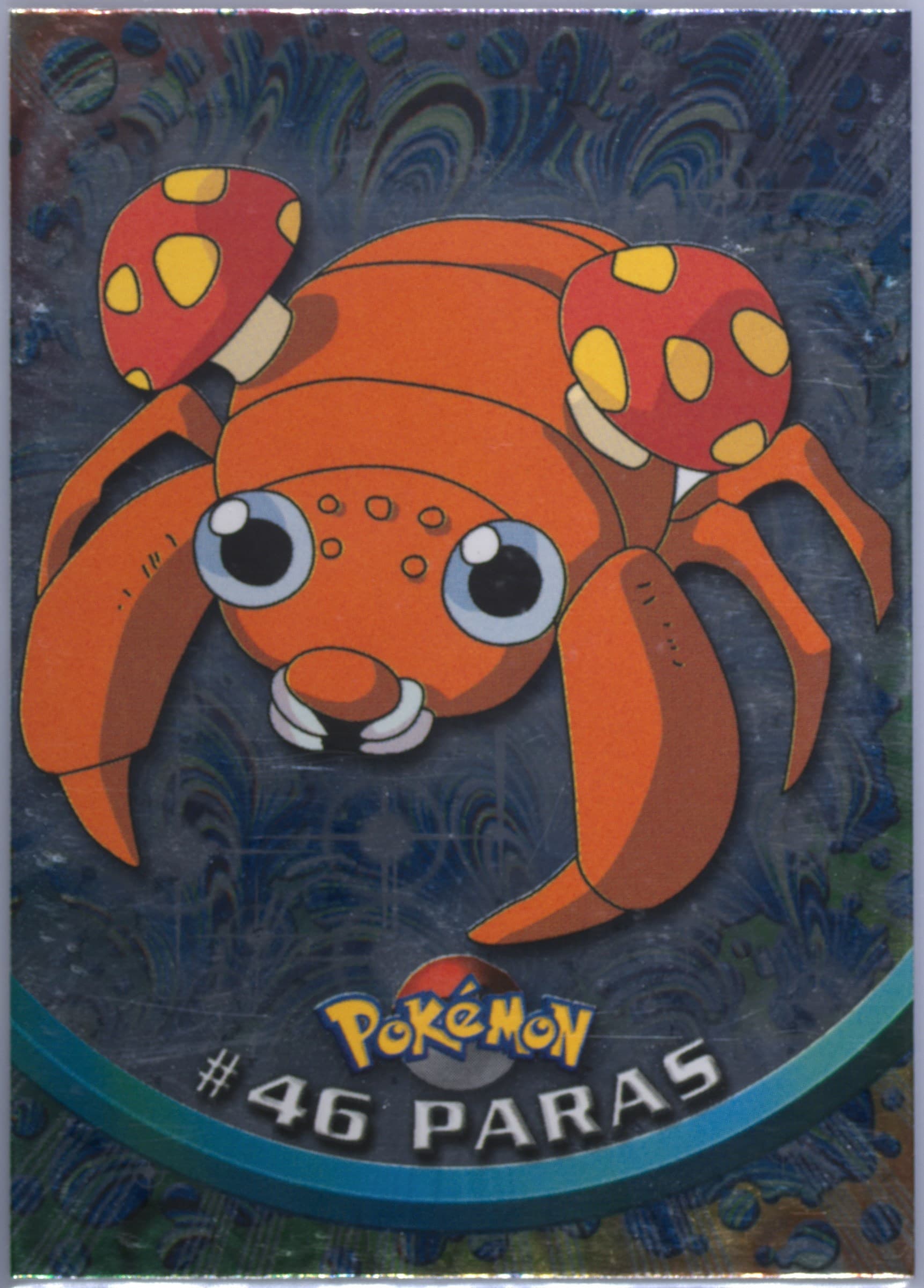 Paras Foil-United Kingdom (46) 1999 Topps Pokemon TV