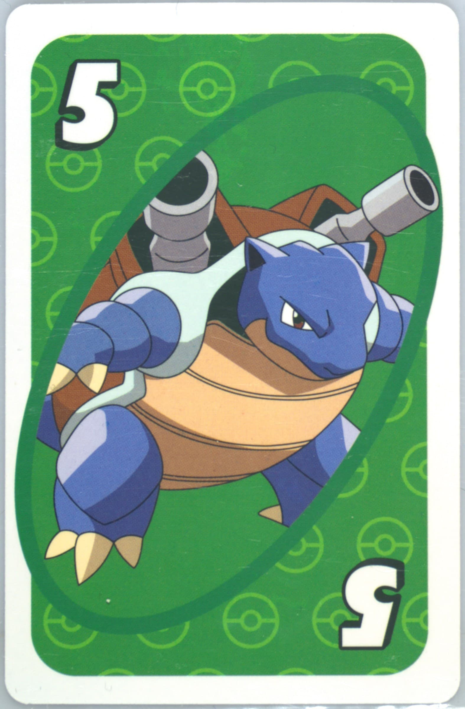 Blastoise Asia Back-Green-#5 2020 Uno Pokemon