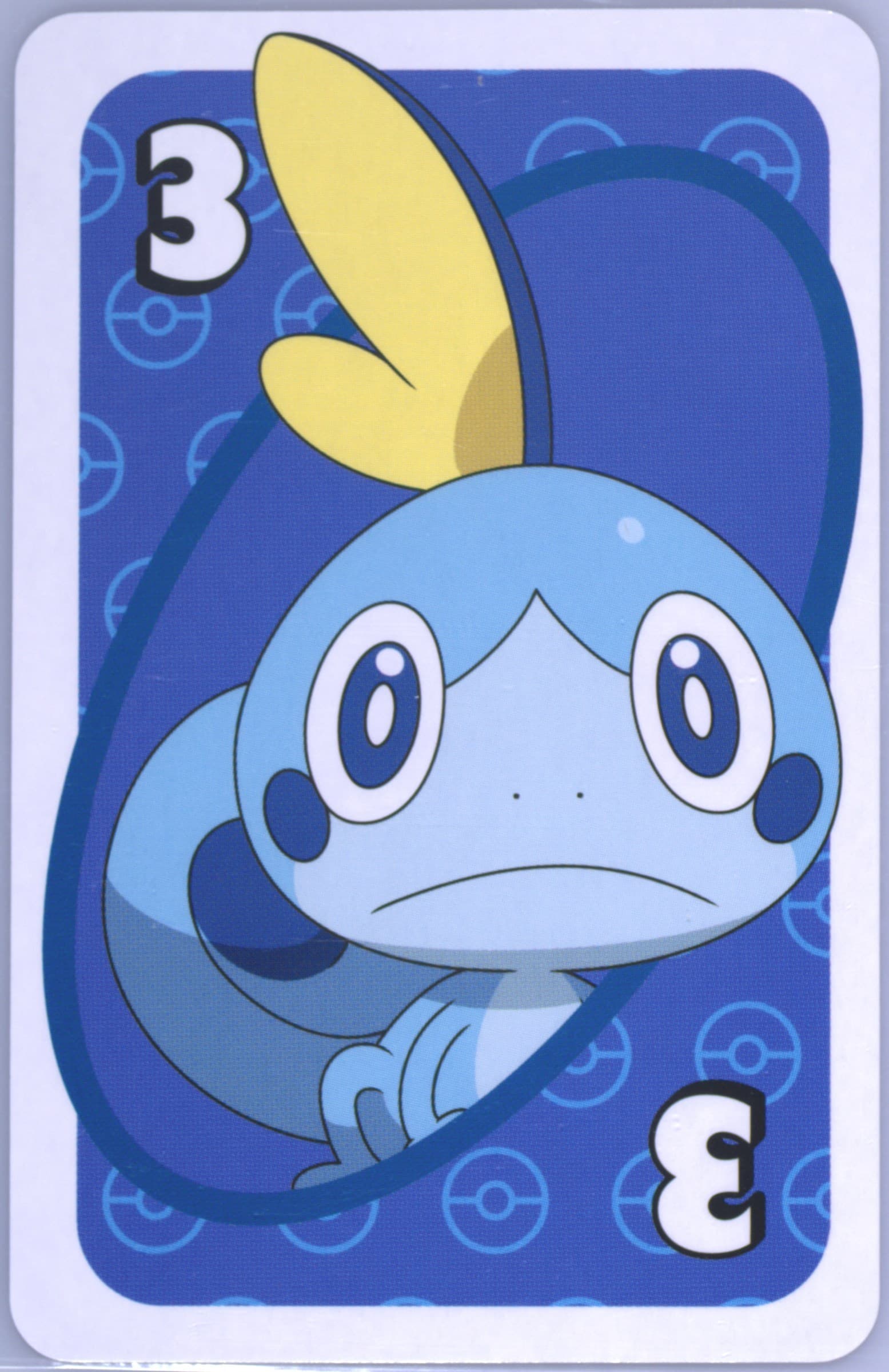 Sobble Japanese Back-Blue-#3 2020 Uno Pokemon