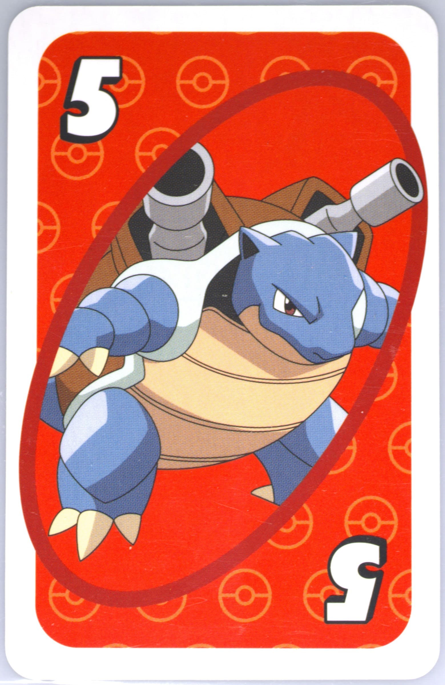 Blastoise Japanese Back-Red-#5 2020 Uno Pokemon