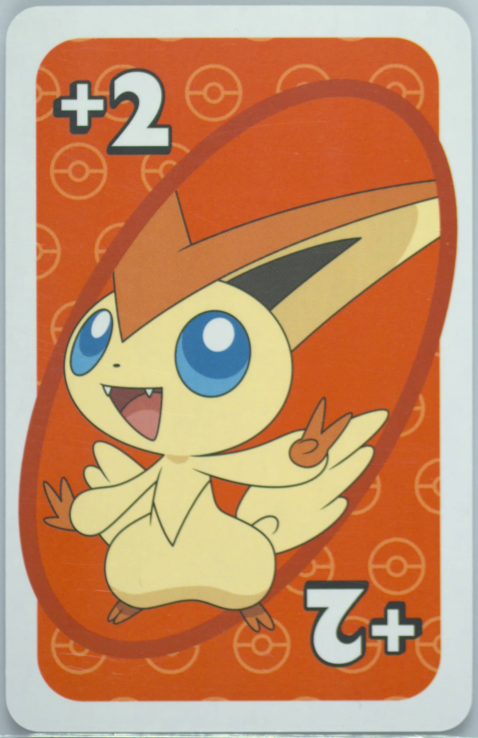 Victini Japanese Back-Red-Draw 2 2020 Uno Pokemon