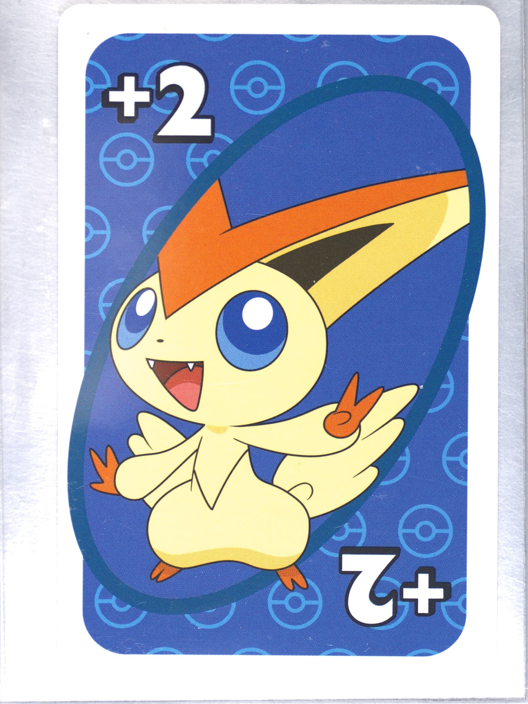 Victini Asia Back-Blue-Draw 2 2020 Uno Pokemon