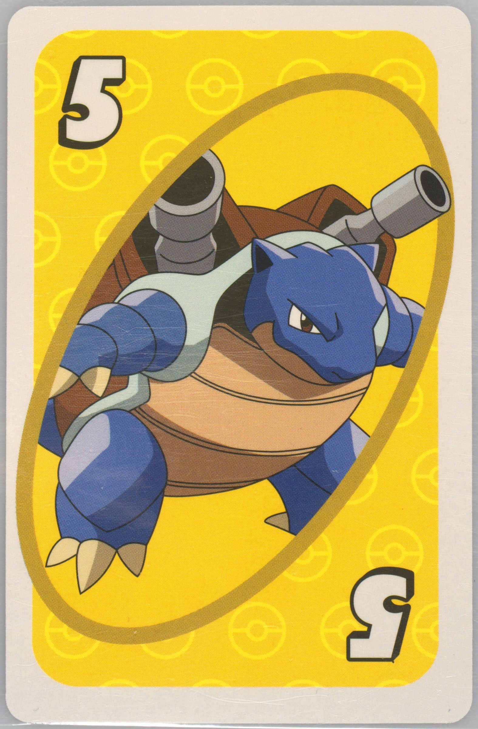 Blastoise Asia Back-Yellow-#5 2020 Uno Pokemon