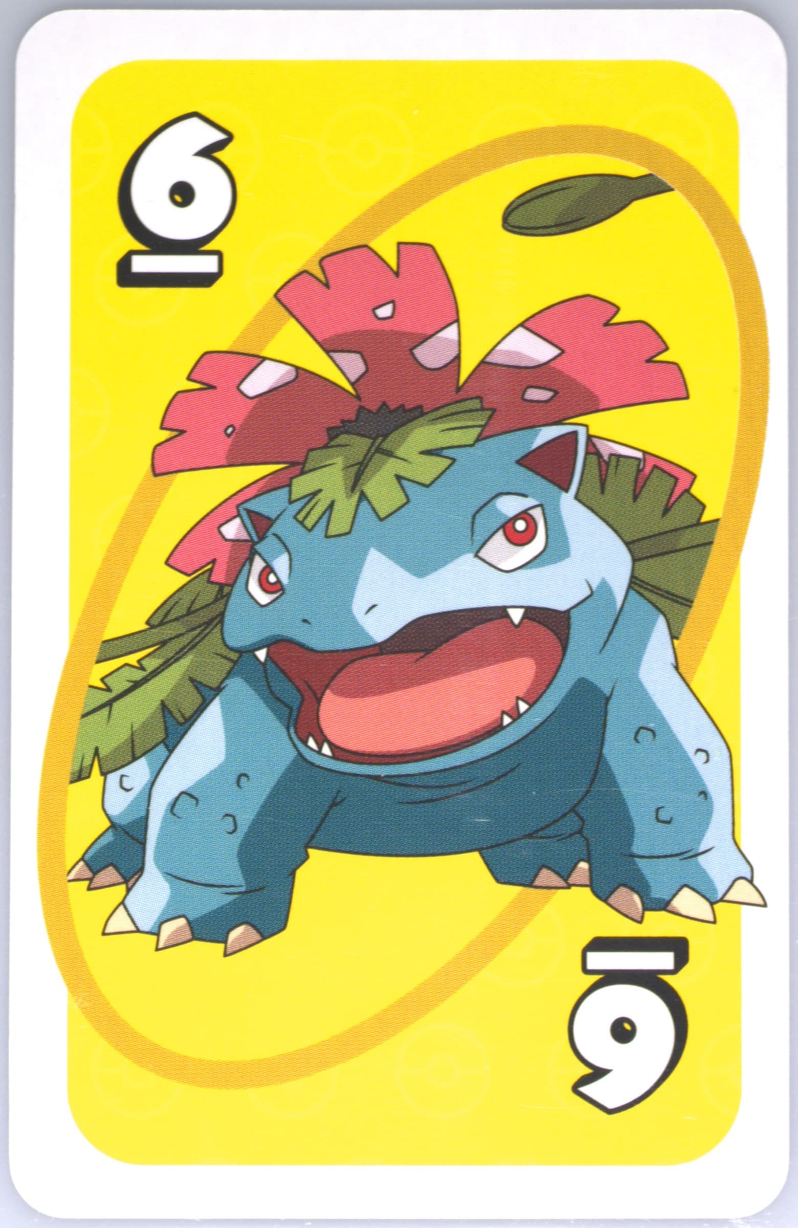 Venusaur Japanese Back-Yellow-#6 2020 Uno Pokemon