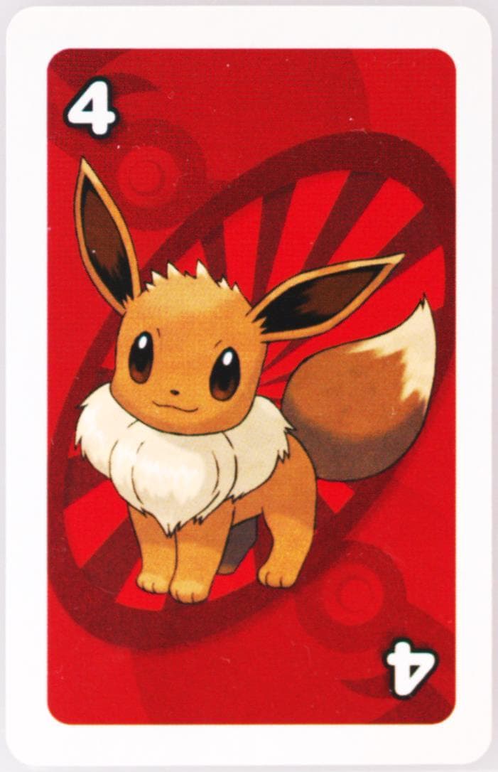 Eevee Red-#4 2006 Uno Pokemon