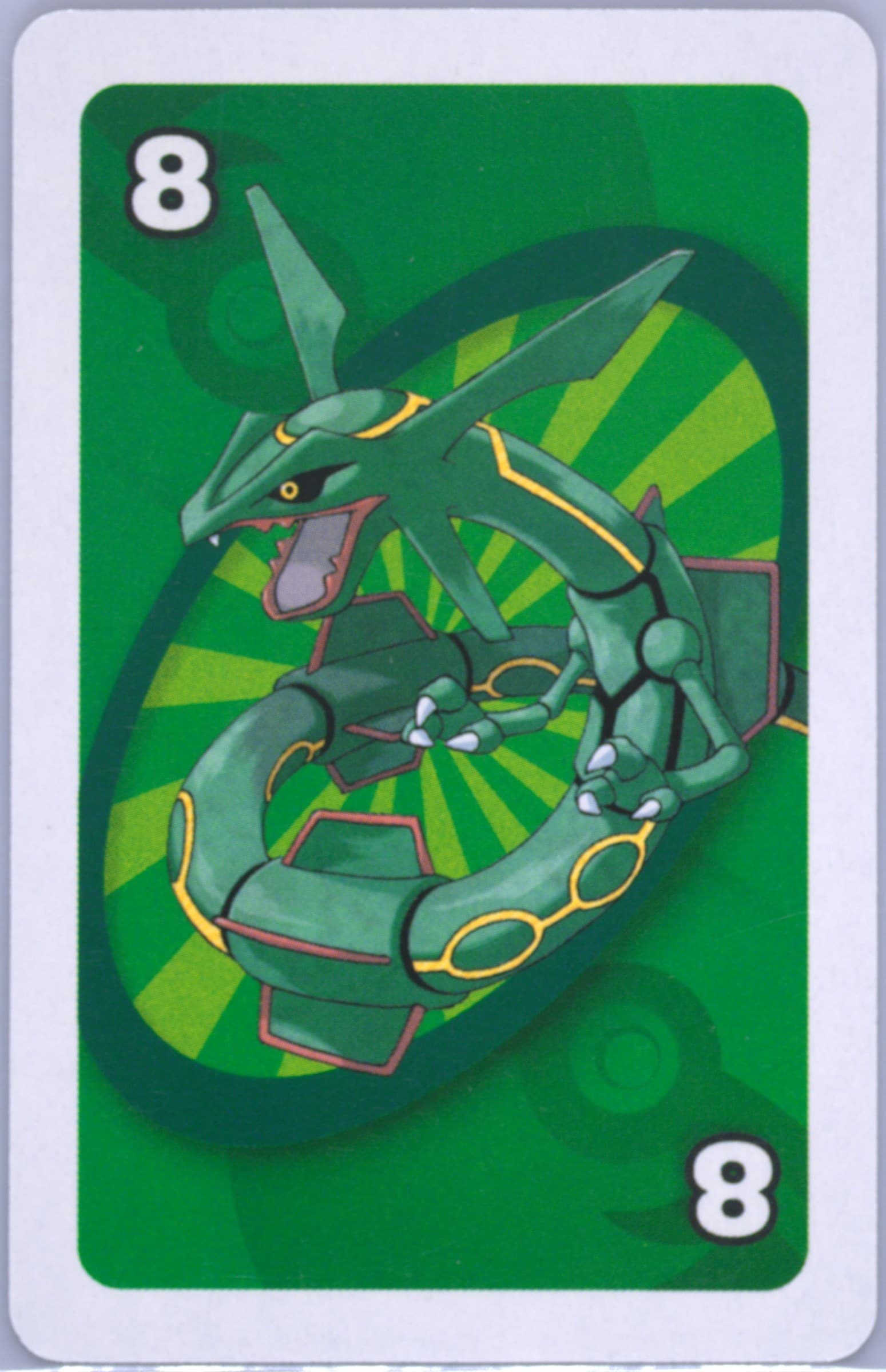 Rayquaza Green-#8 2006 Uno Pokemon
