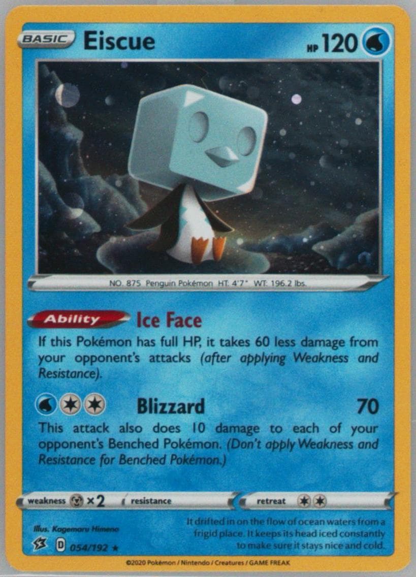 Eiscue-Holo Knock Out Collection (054) 2020 Pokemon Sword & Shield Rebel Clash