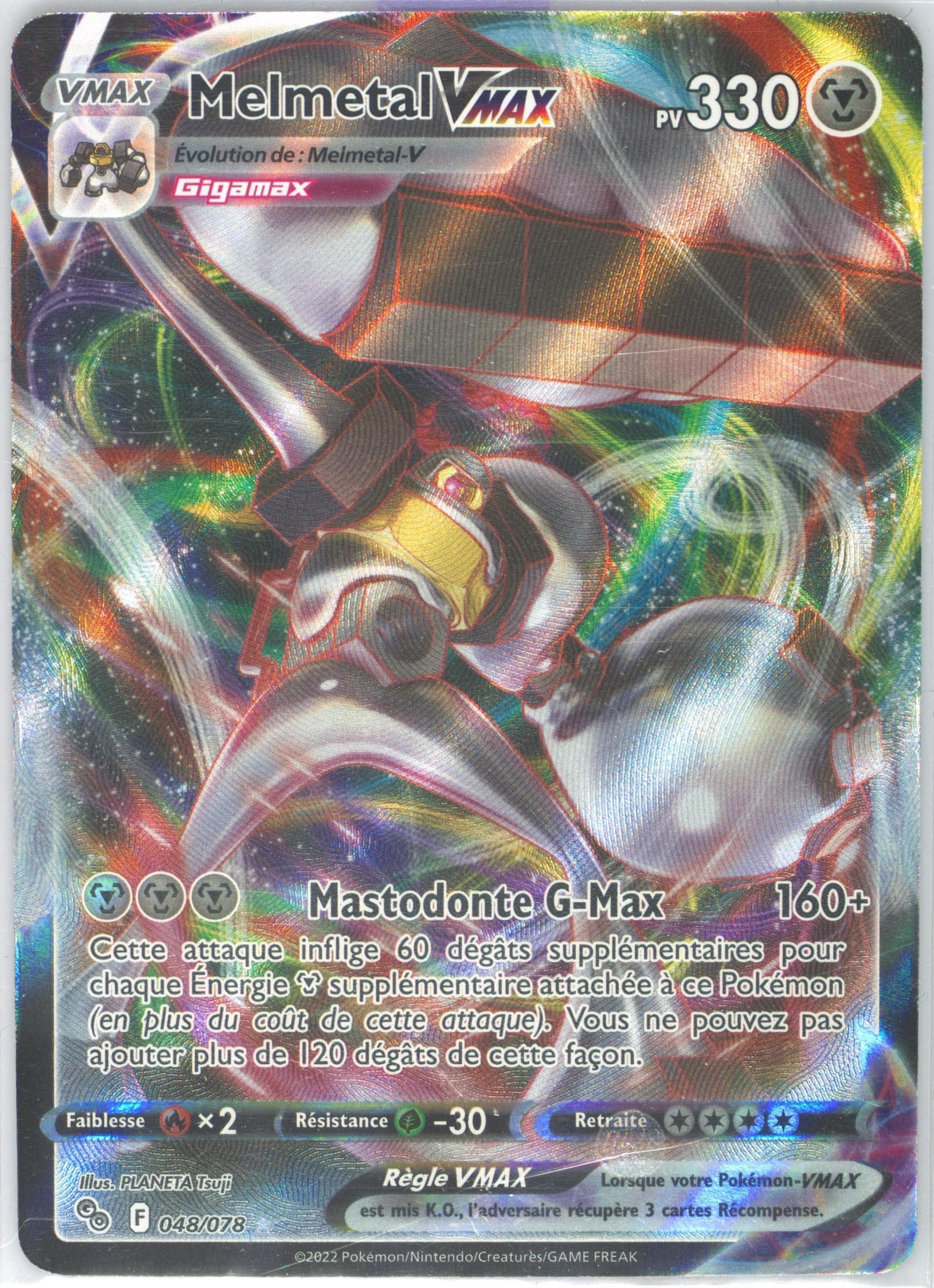 Full Art/Melmetal Vmax French (048) 2022 Pokemon Go