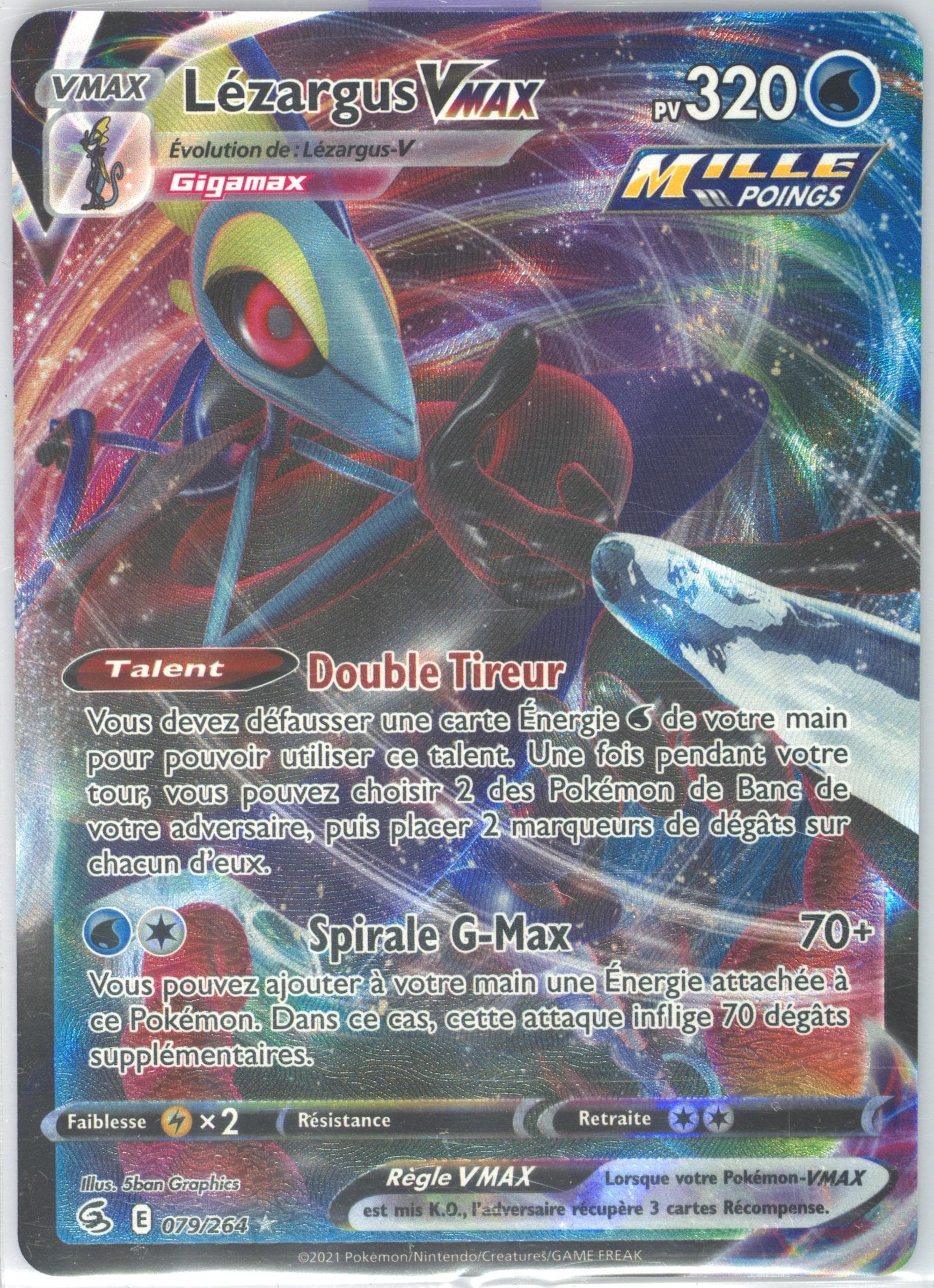 Full Art/Lezargus Vmax French (079) 2021 Pokemon Sword & Shield Fusion Strike
