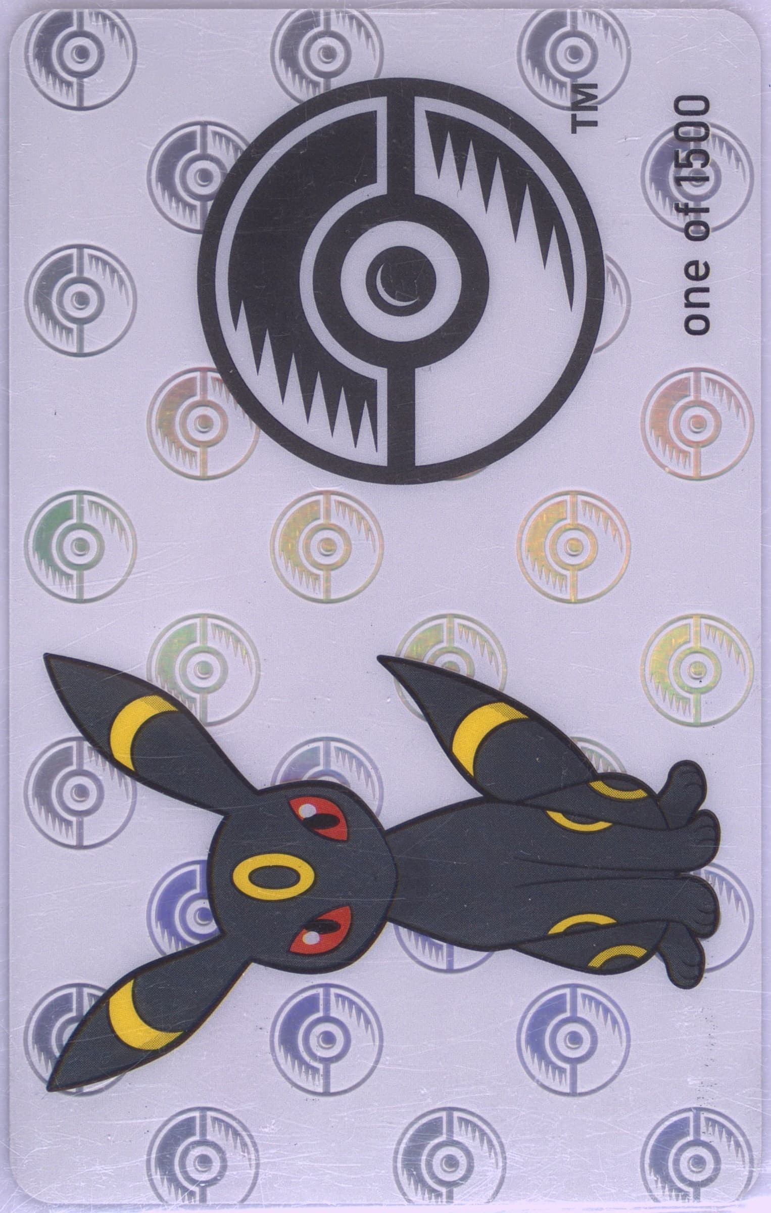 Umbreon 2022 Pokemon Center X Bear Walker Collection Cards