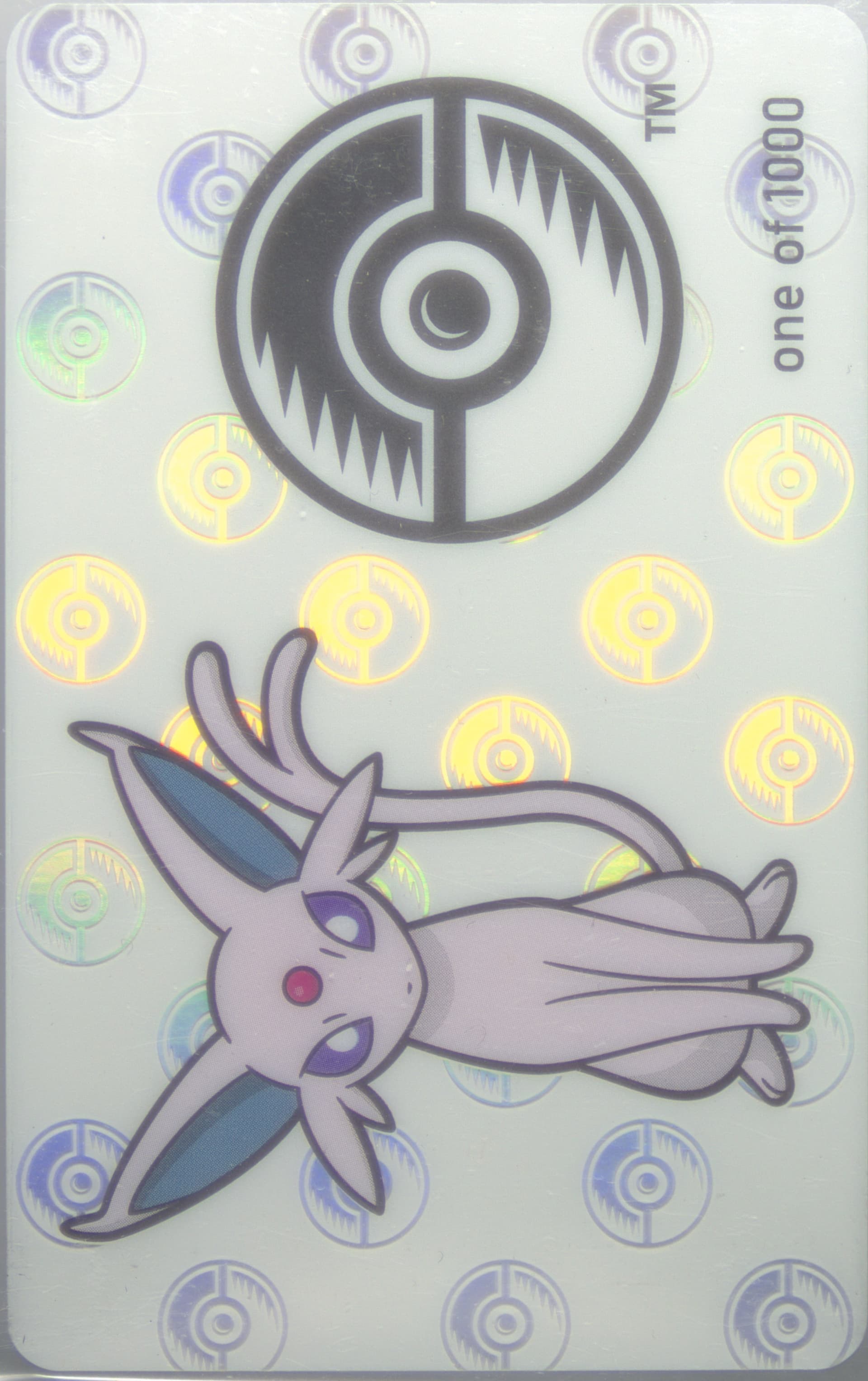Espeon 2022 Pokemon Center X Bear Walker Collection Cards