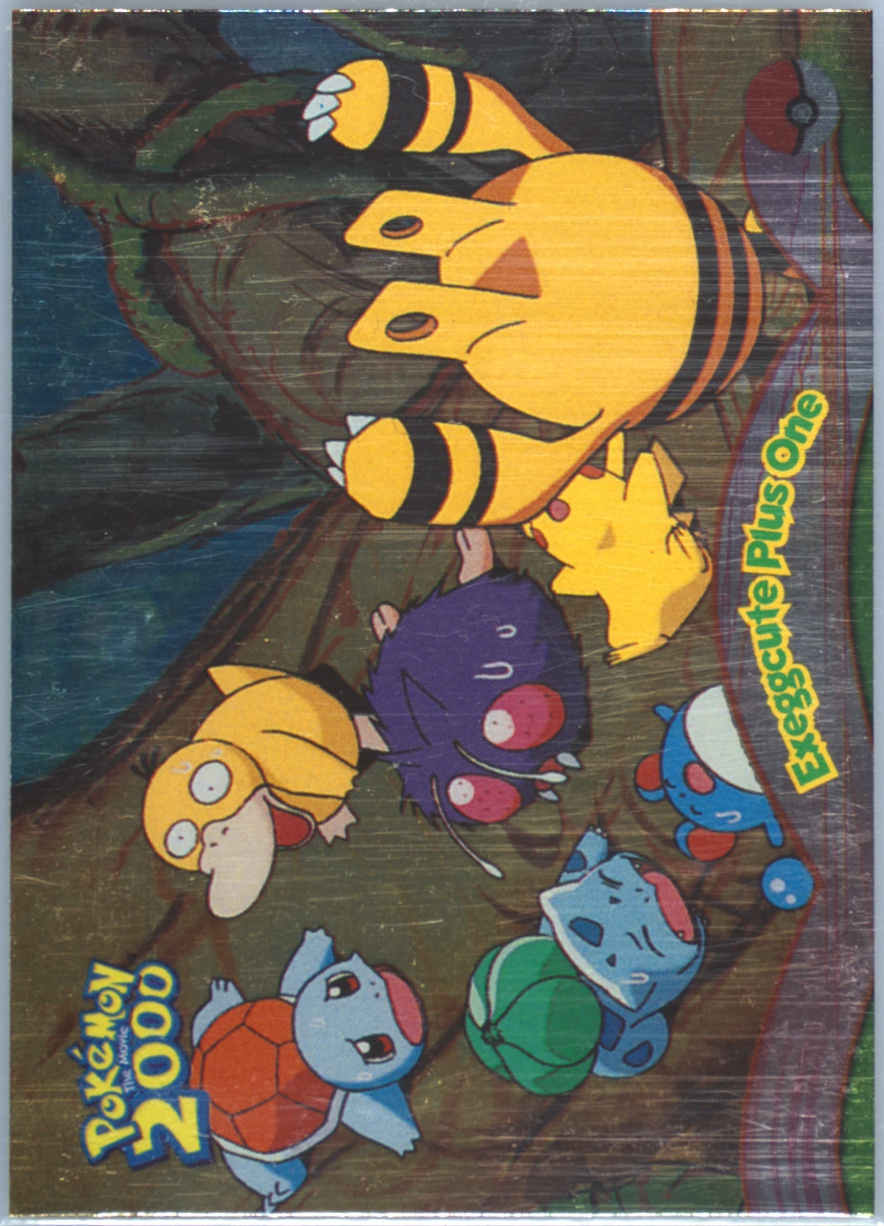Exeggcute Plus One Foil (6) 2000 Topps Pokemon the Movie 2000