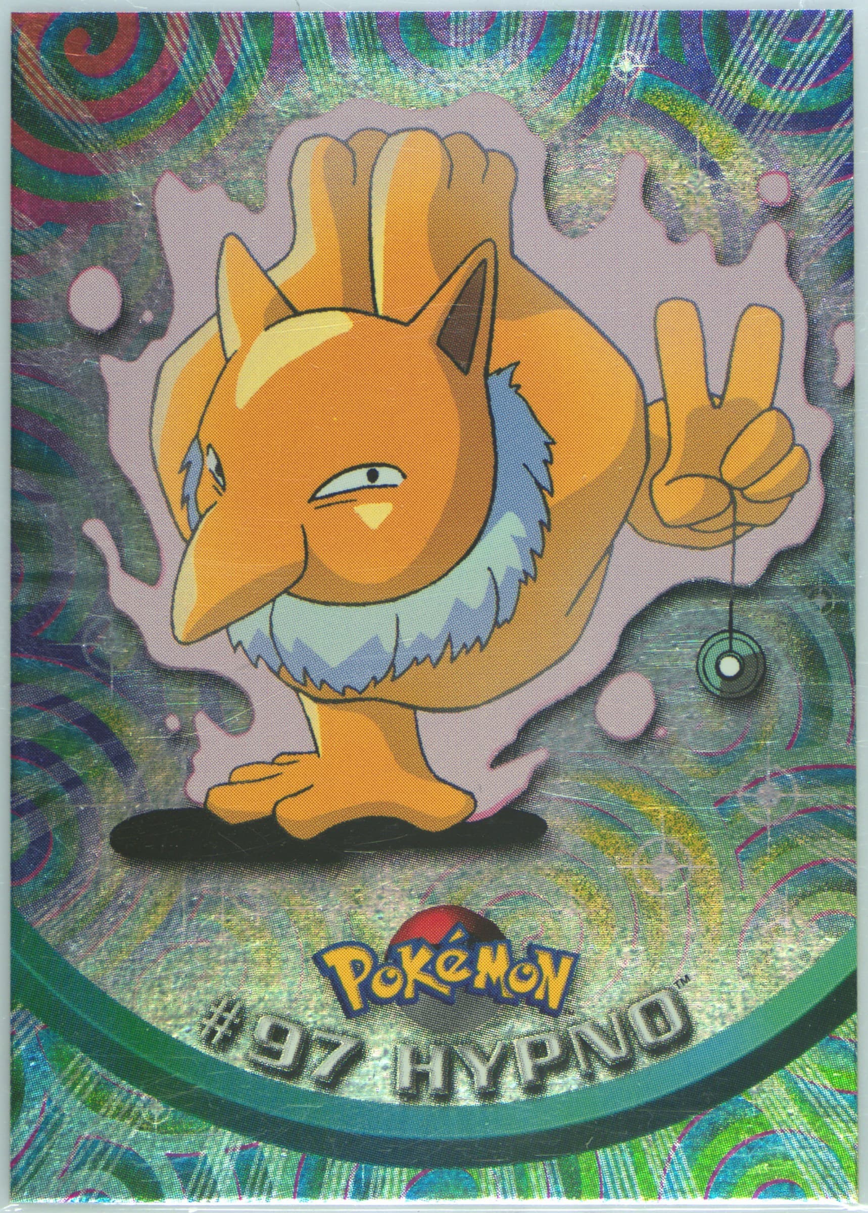 Hypno Foil-Italian (97) 2000 Topps Pokemon TV Animation Series 2