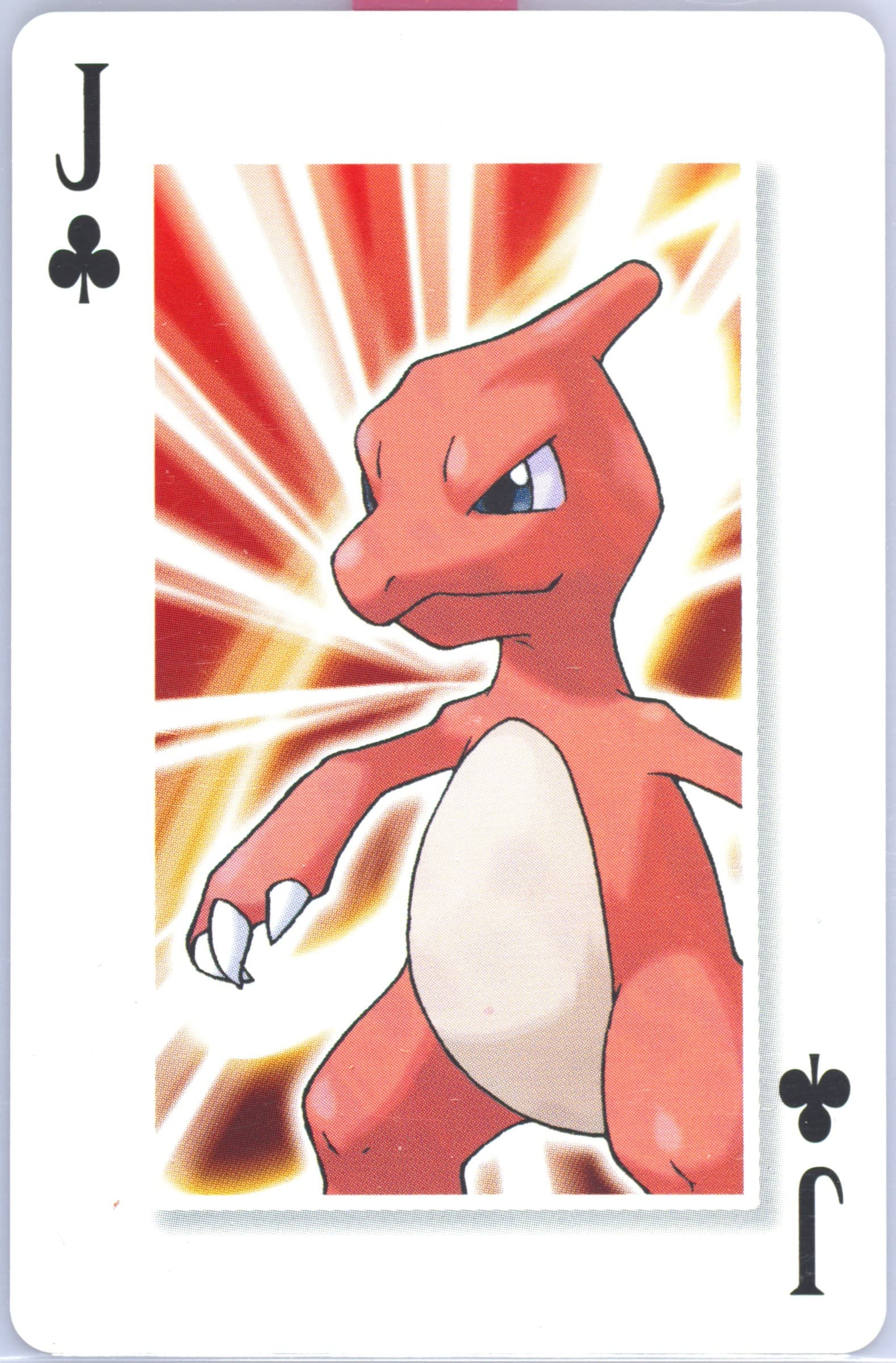 Charmeleon Jack of Clubs 2006 Pokemon Center 10th Anniversary Playing Cards Red Deck