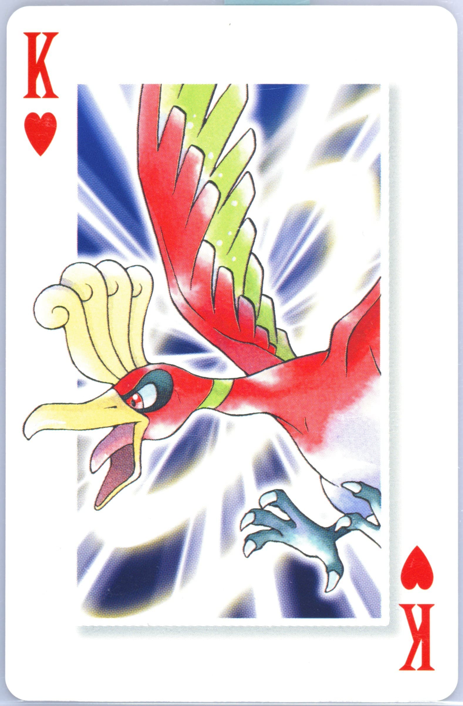 HO-Oh King of Hearts 2006 Pokemon Center 10th Anniversary Playing Cards Yellow Deck