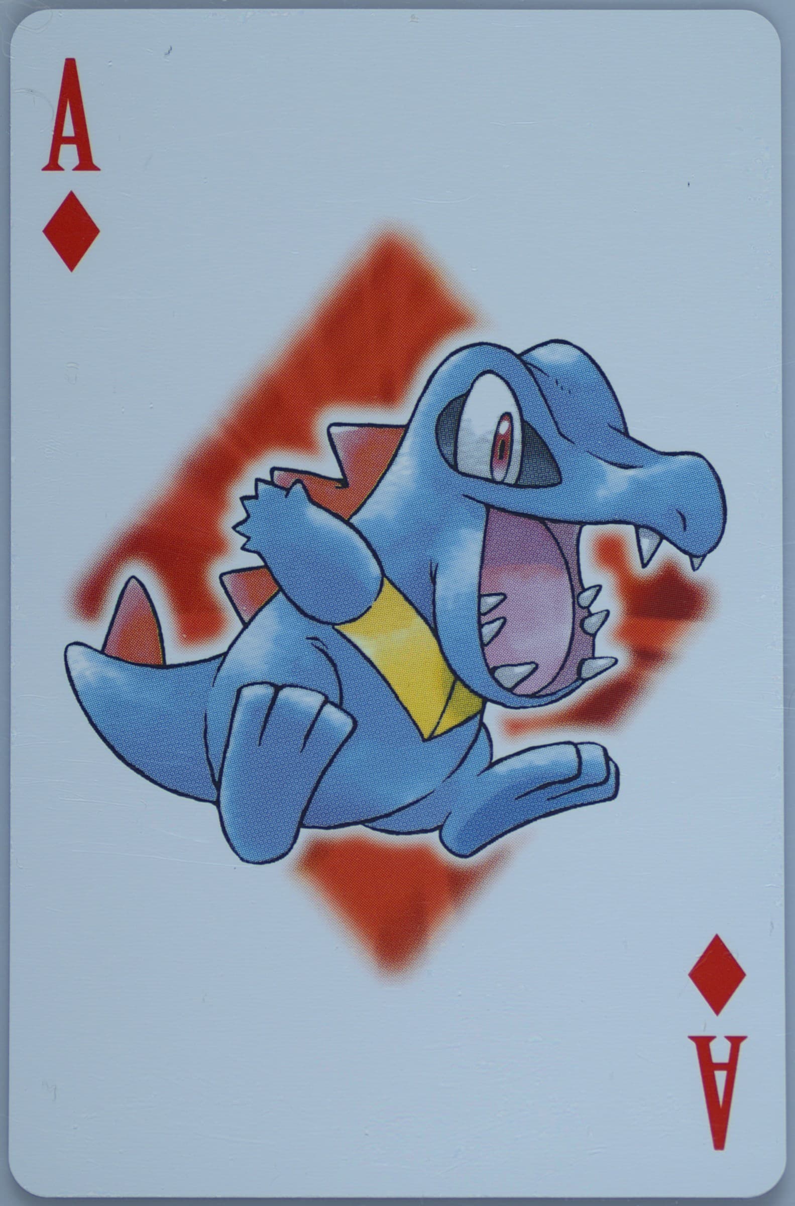 Totodile Ace of Diamonds 2006 Pokemon Center 10th Anniversary Playing Cards Green Deck