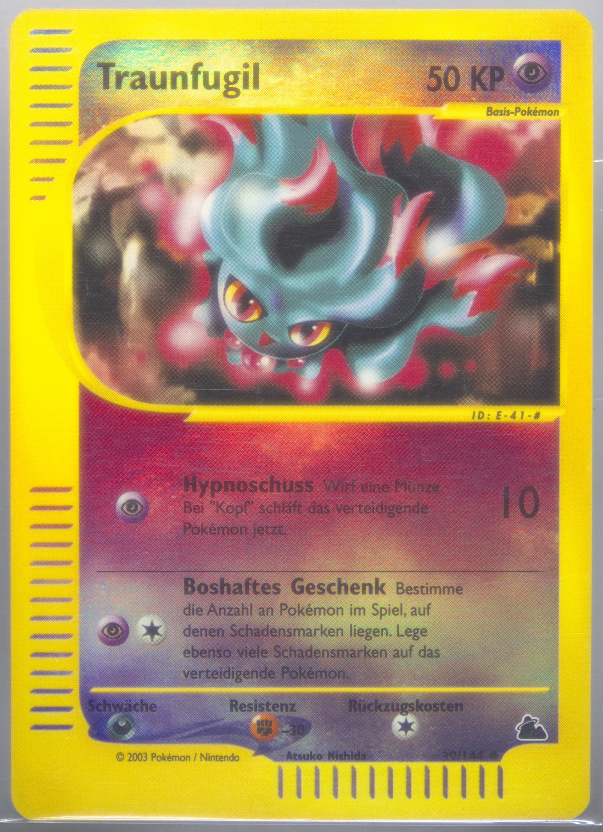 Traunfugil-Reverse Foil German (39) 2003 Pokemon Skyridge
