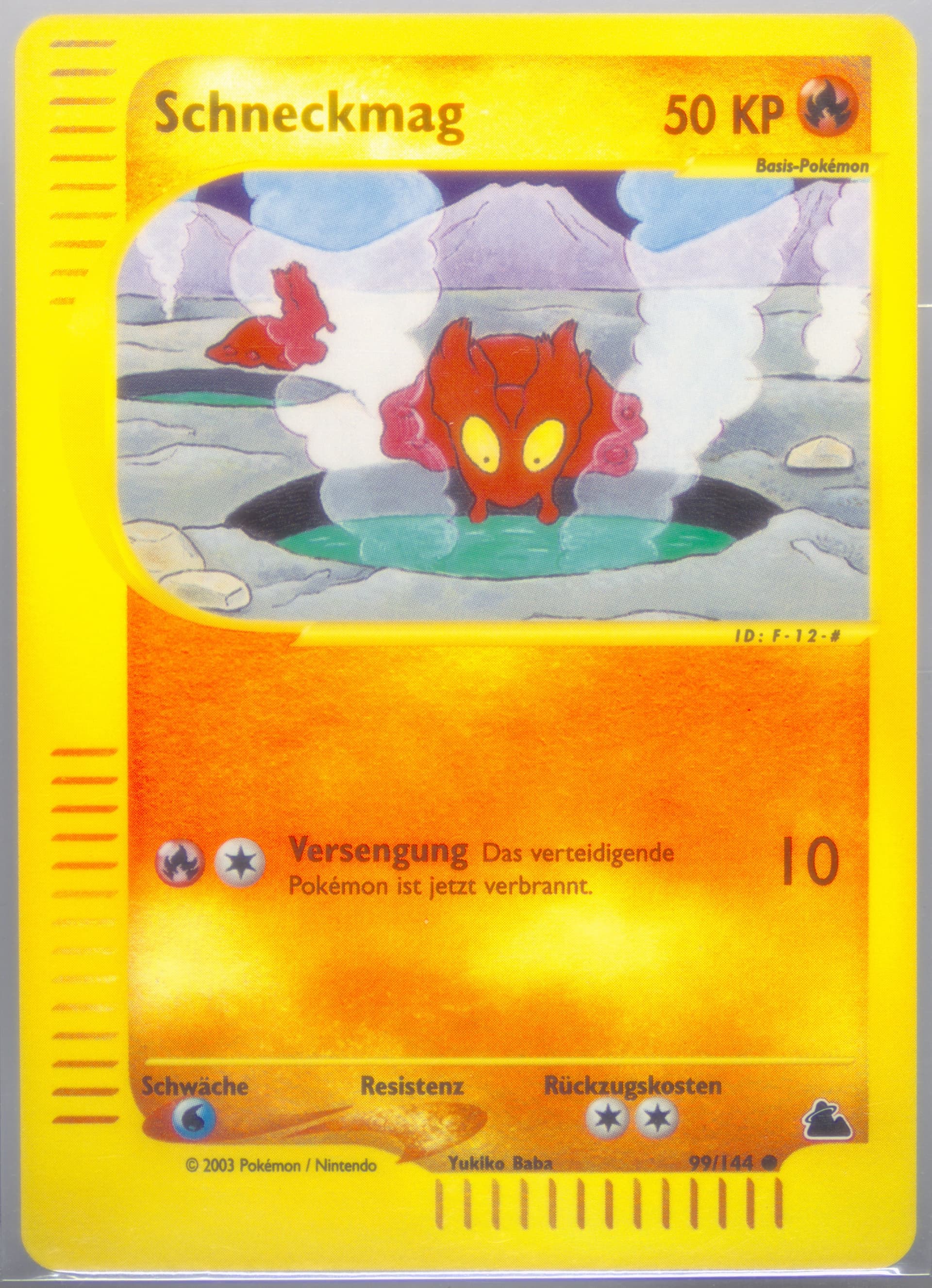 Schneckmag-Reverse Foil German (99) 2003 Pokemon Skyridge