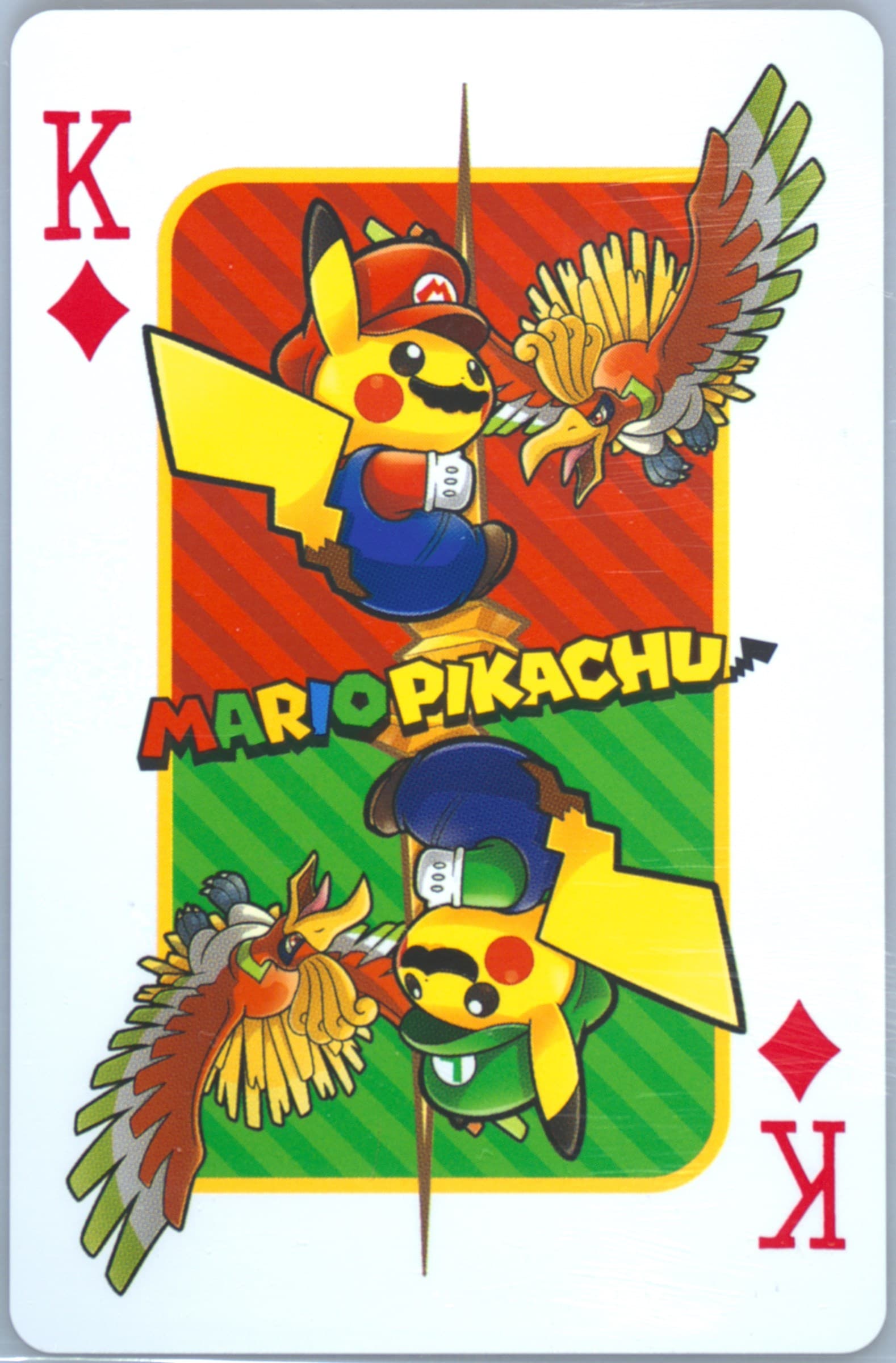 King of Diamonds 2016 Pokemon Playing Cards Mario Pikachu