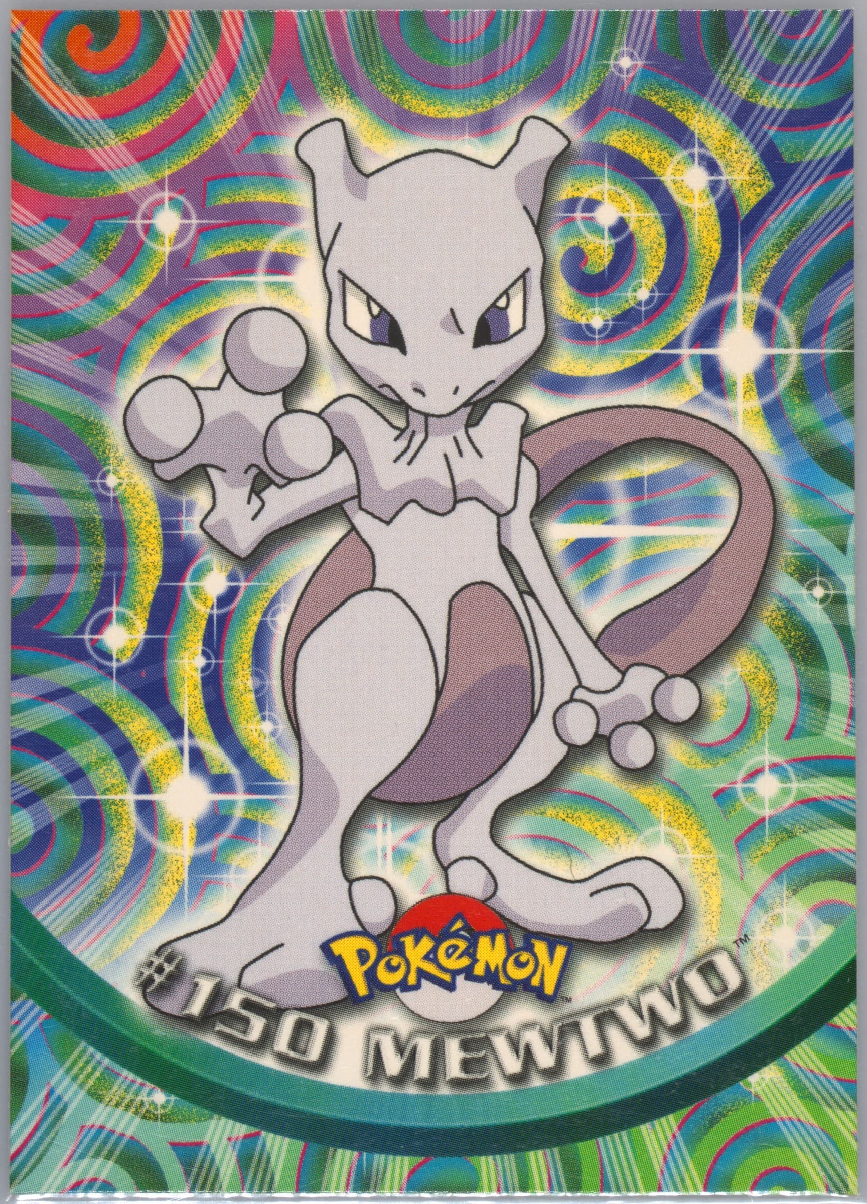 Mewtwo French (150) 2000 Topps Pokemon TV Animation Series 3