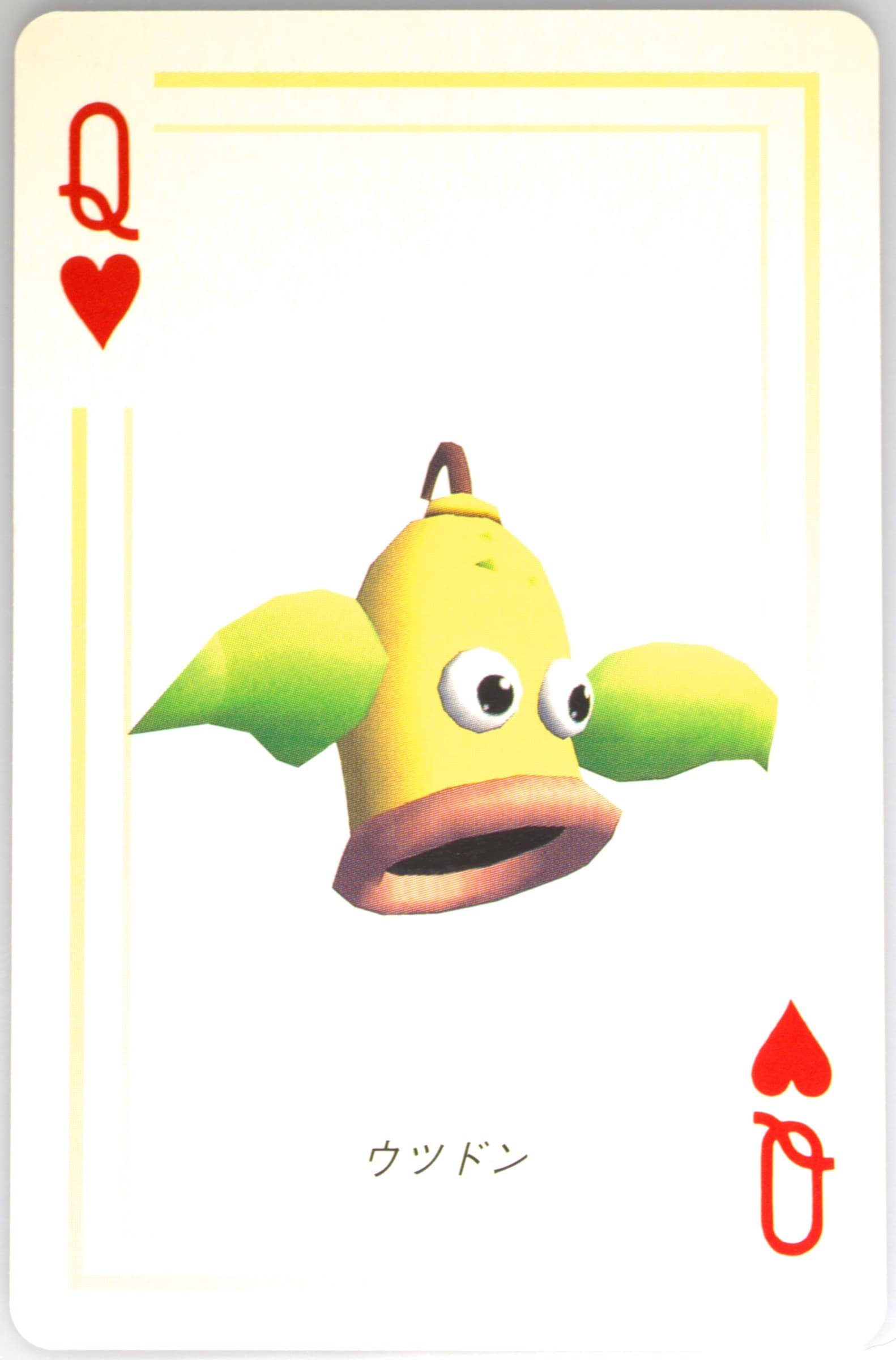 Weepinbell Queen of Hearts 1998 Pokemon Stadium Yellow Version Playing Cards
