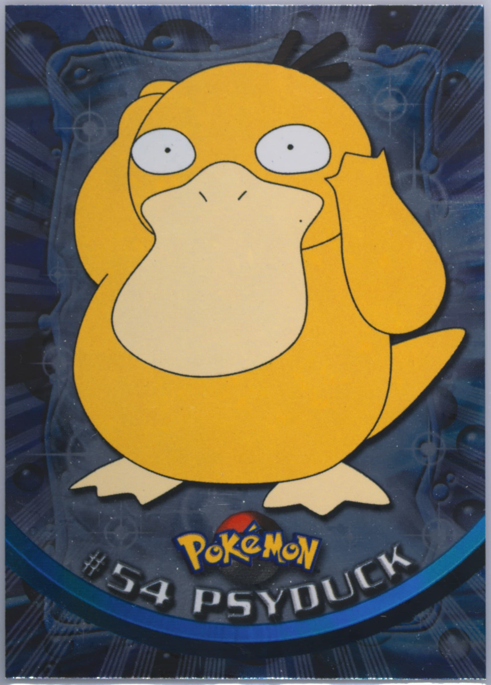 Psyduck Foil-Italian (54) 1999 Topps Pokemon TV